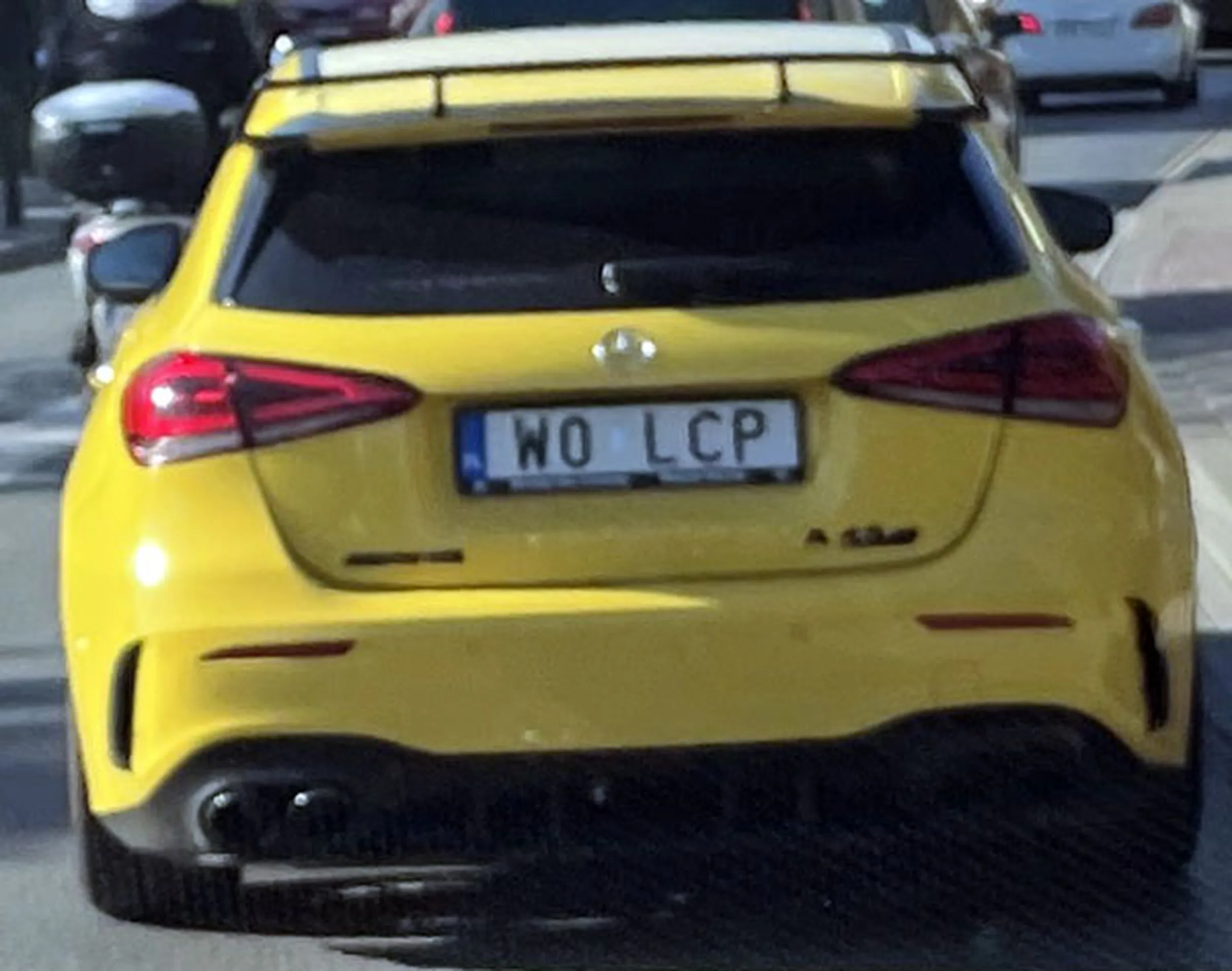 Fajny numer, blacha W0 LCP