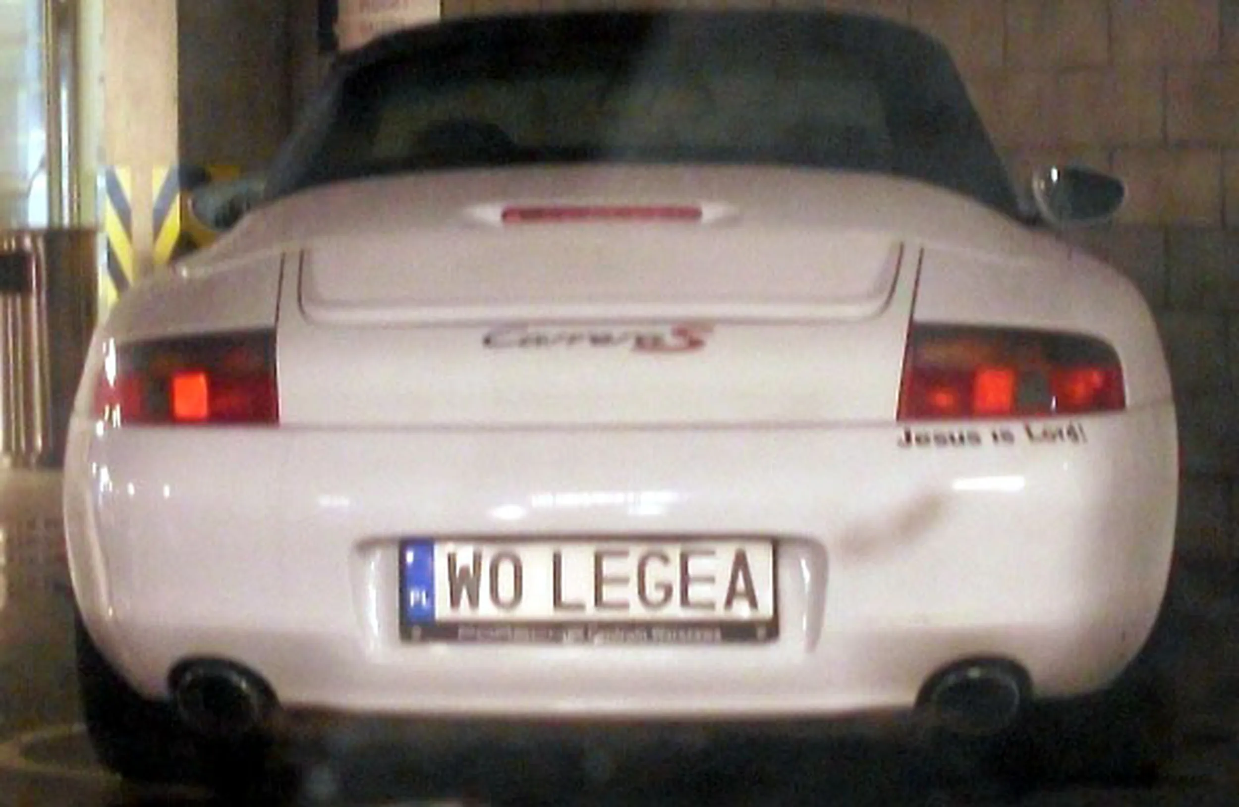 Fajny numer, blacha W0 LEGEA