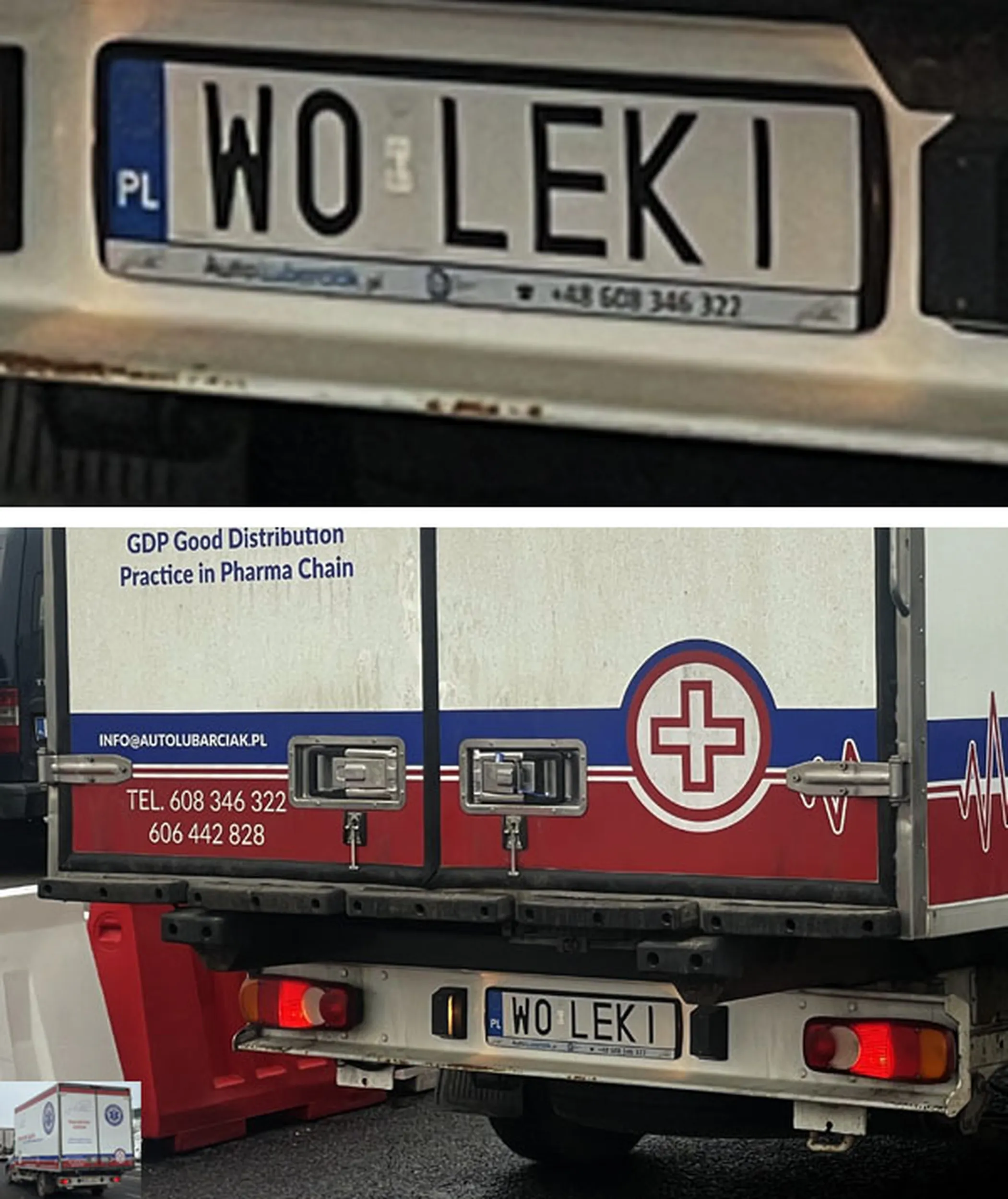 Fajny numer, blacha W0 LEKI