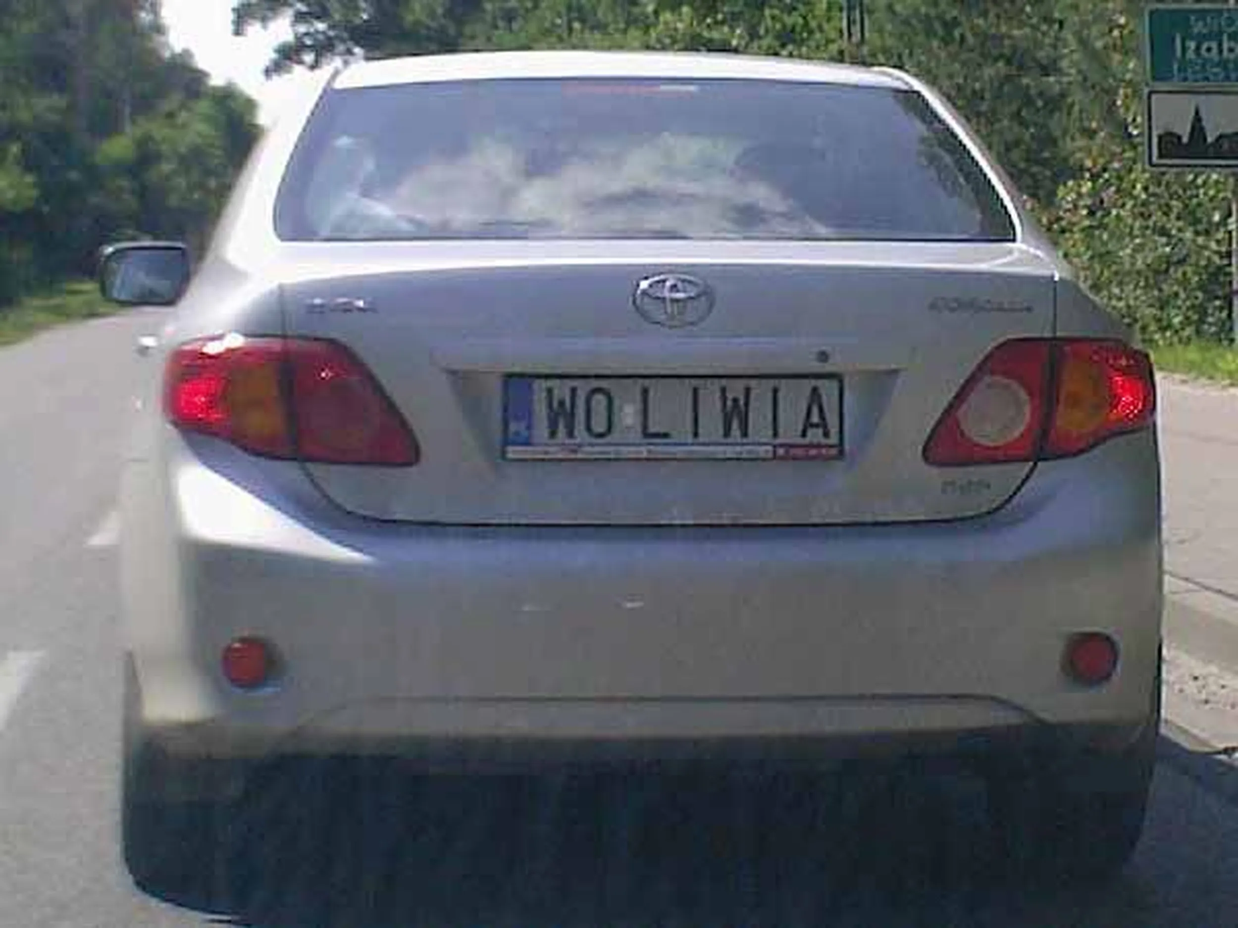 Fajny numer, blacha W0 LIWIA