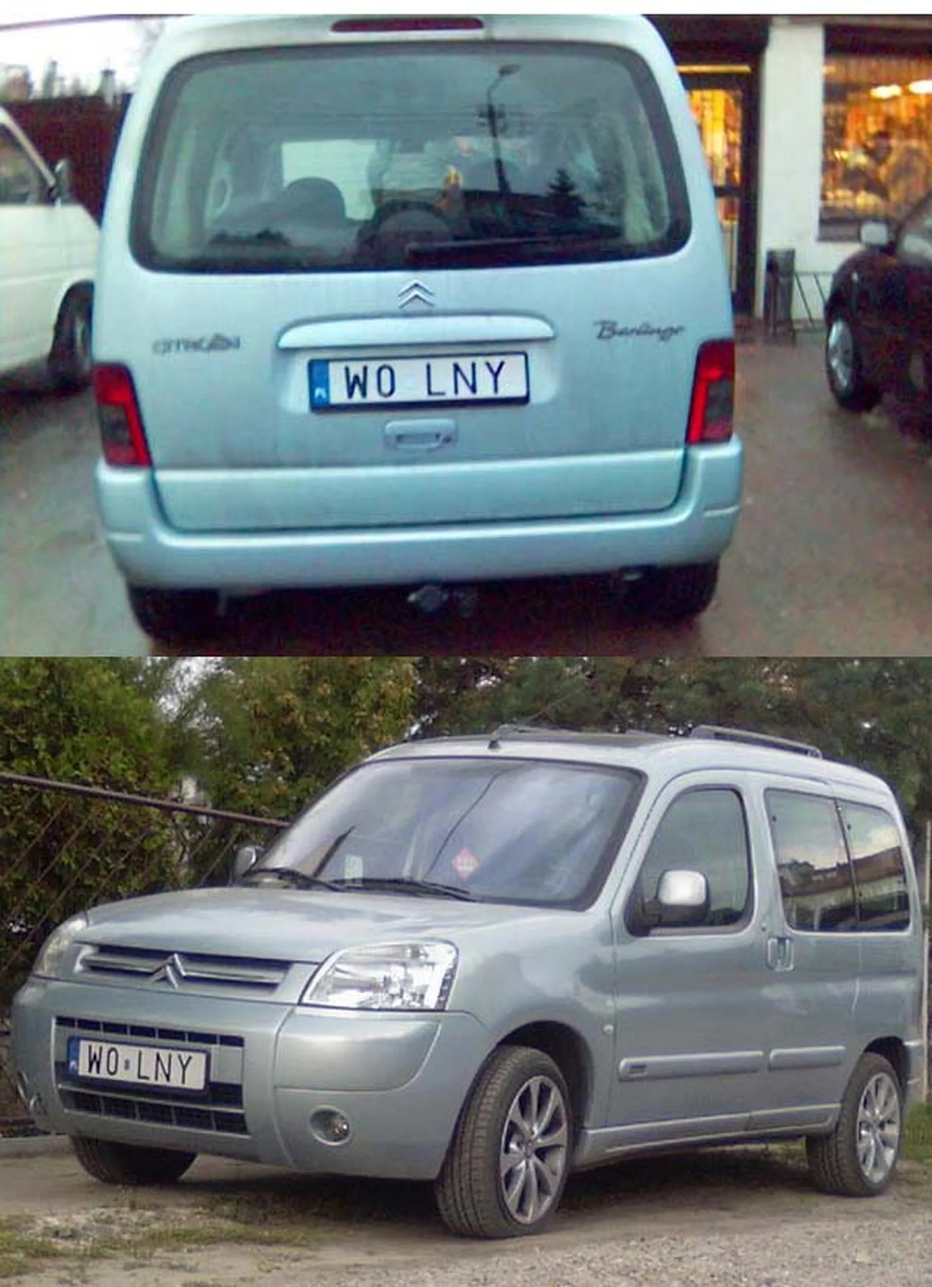 Fajny numer, blacha W0 LNY