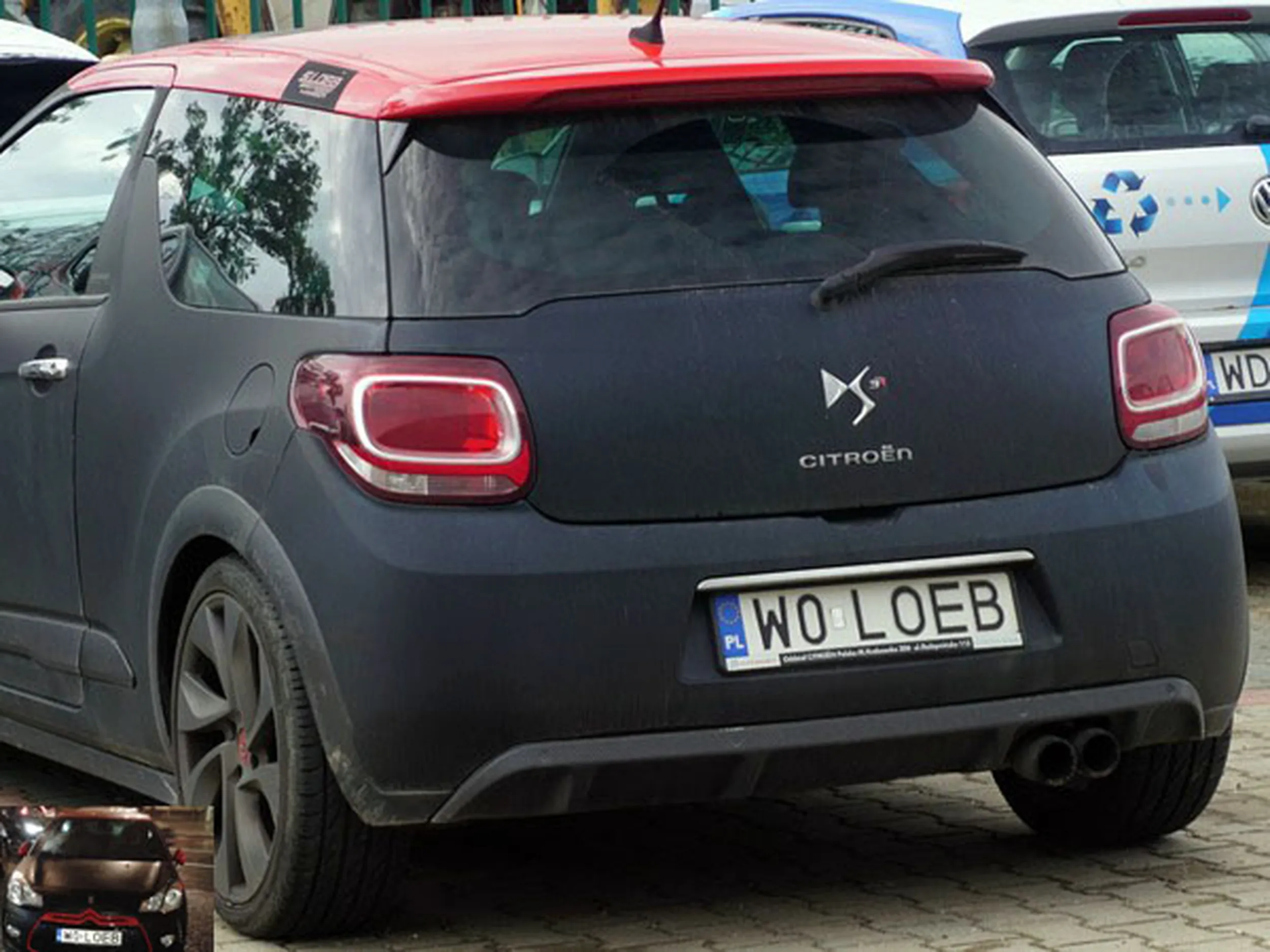 Fajny numer, blacha W0 LOEB