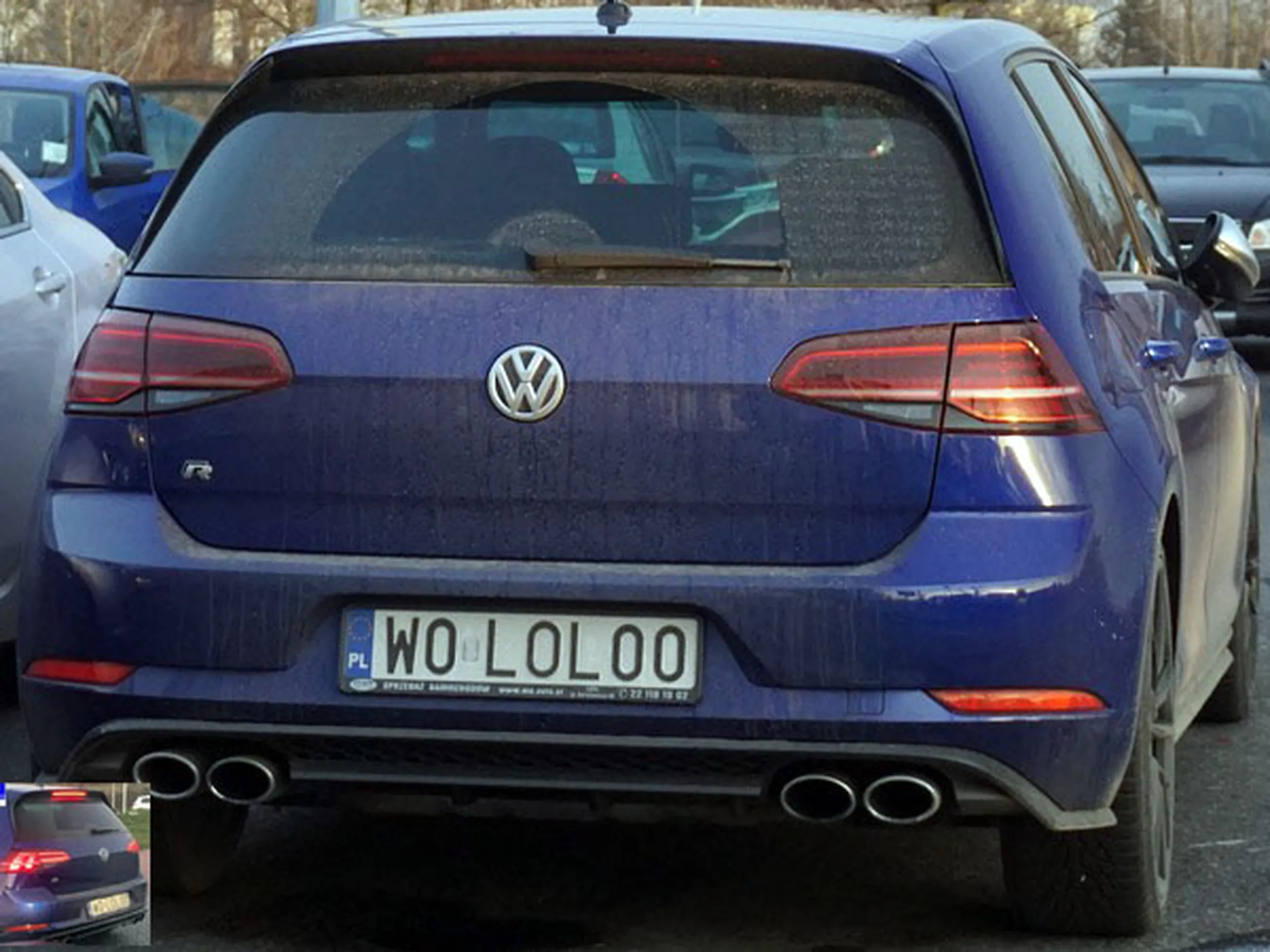 Fajny numer, blacha W0 LOL00