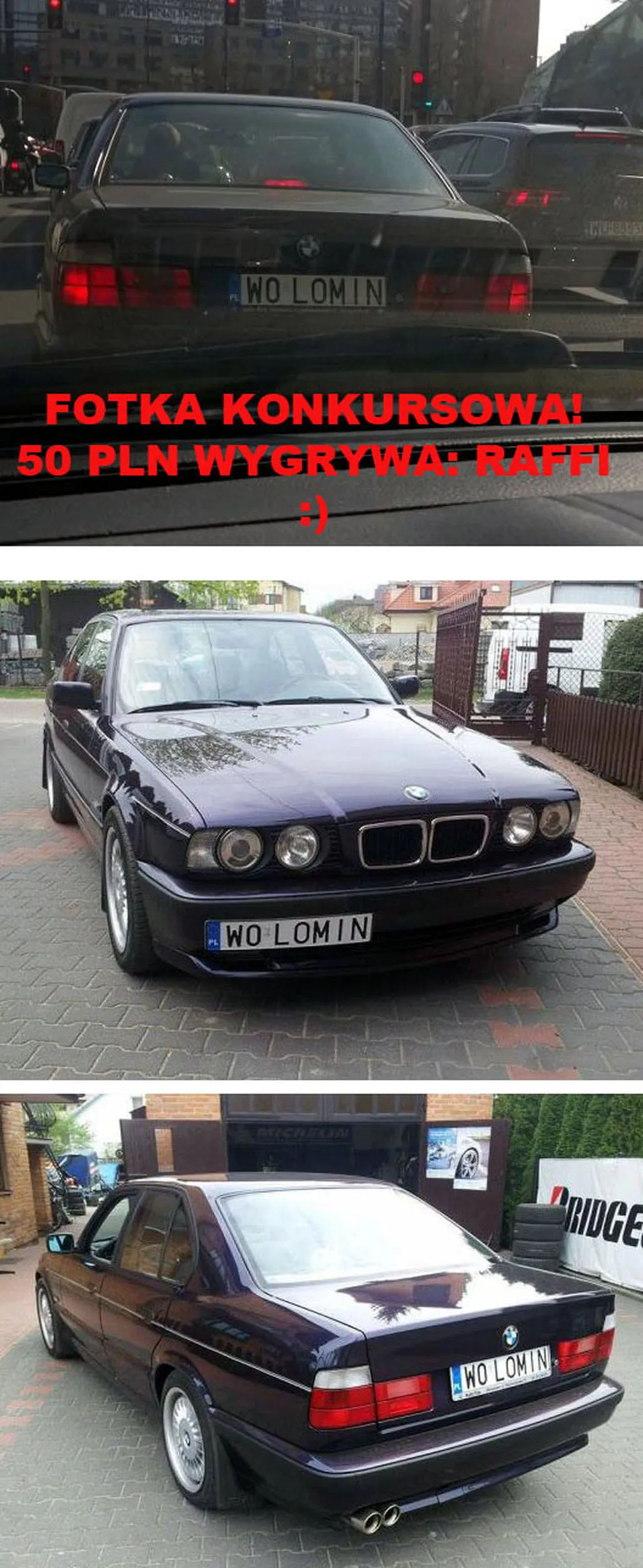 Fajny numer, blacha W0 LOMIN