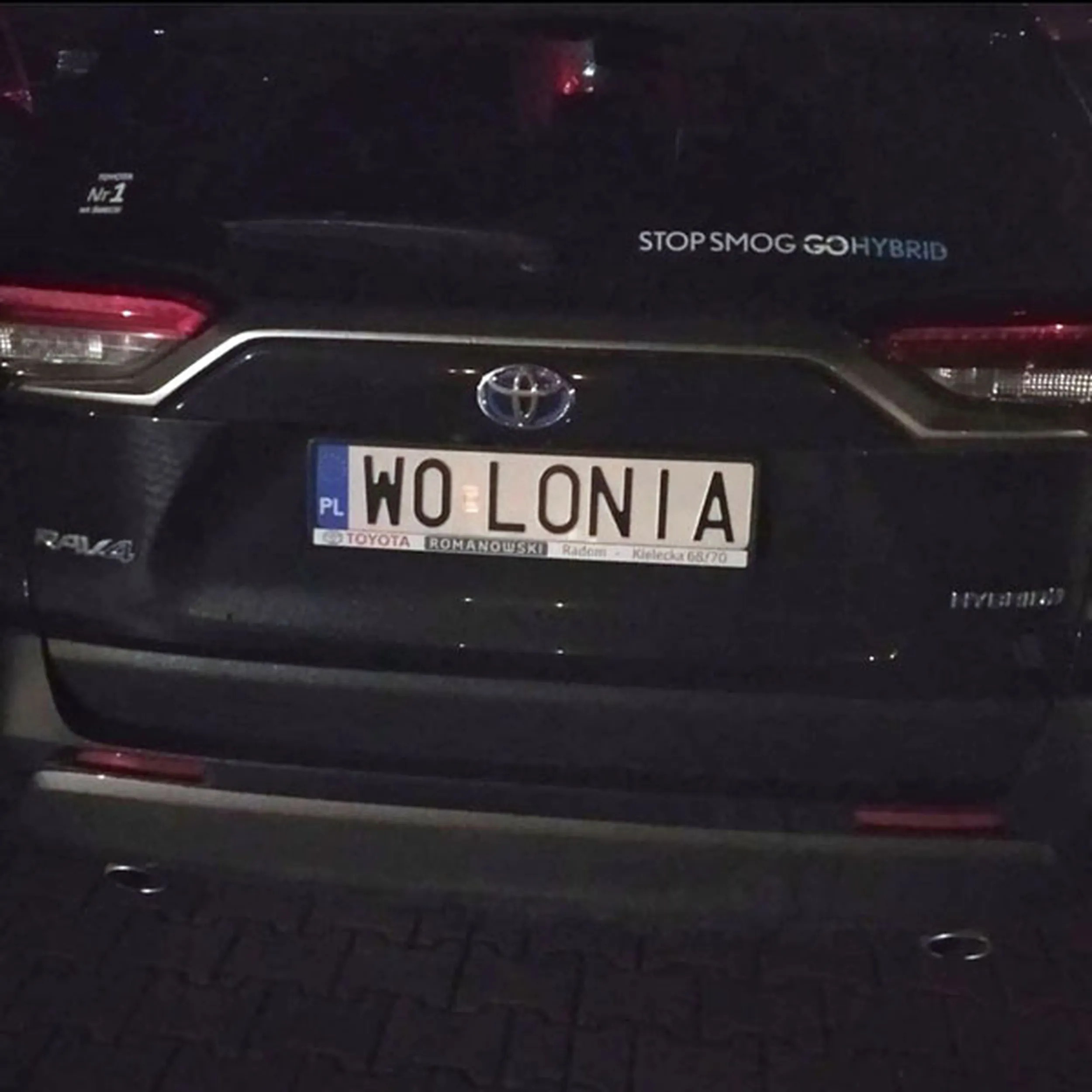 Fajny numer, blacha W0 LONIA