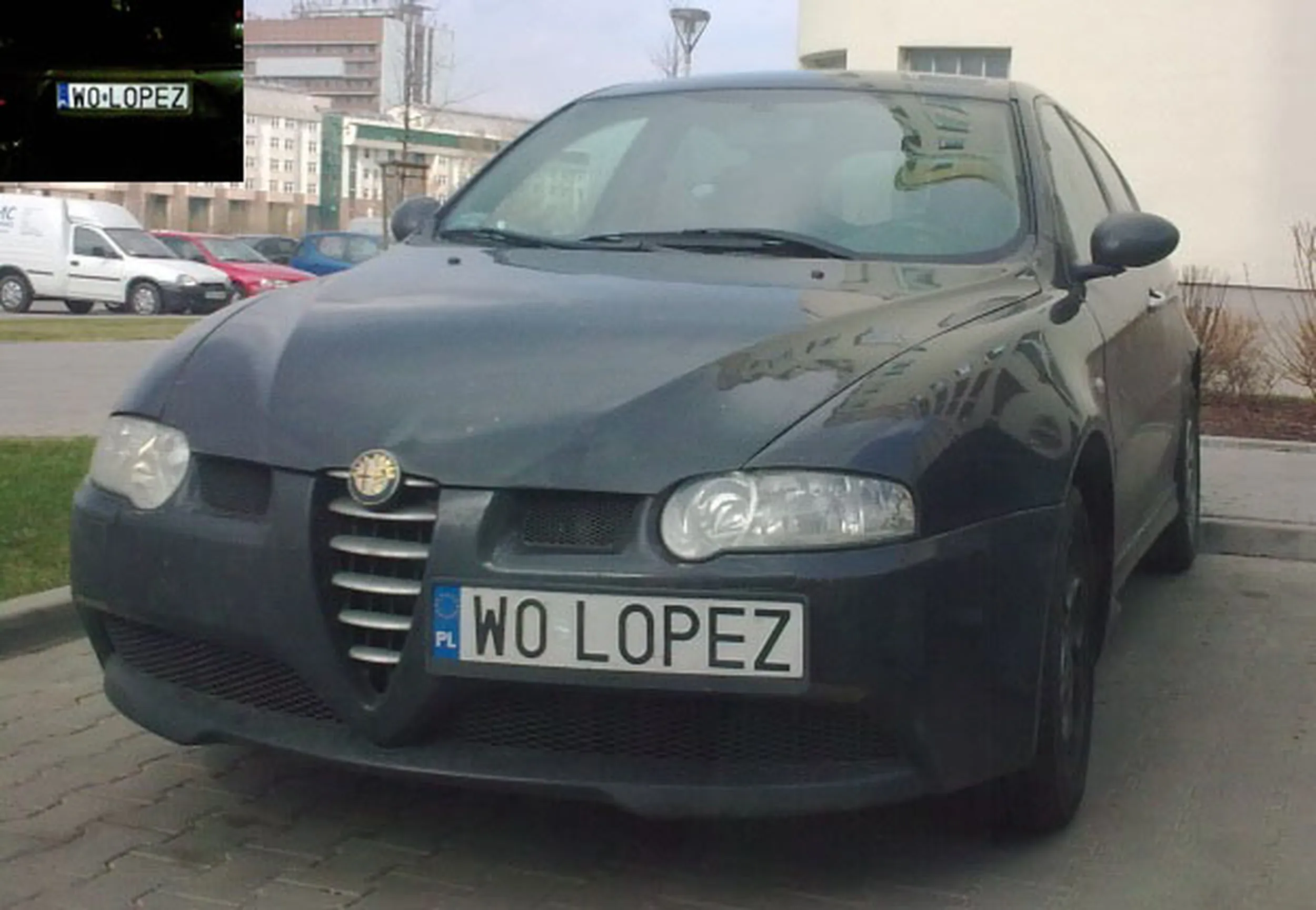 Fajny numer, blacha W0 LOPEZ