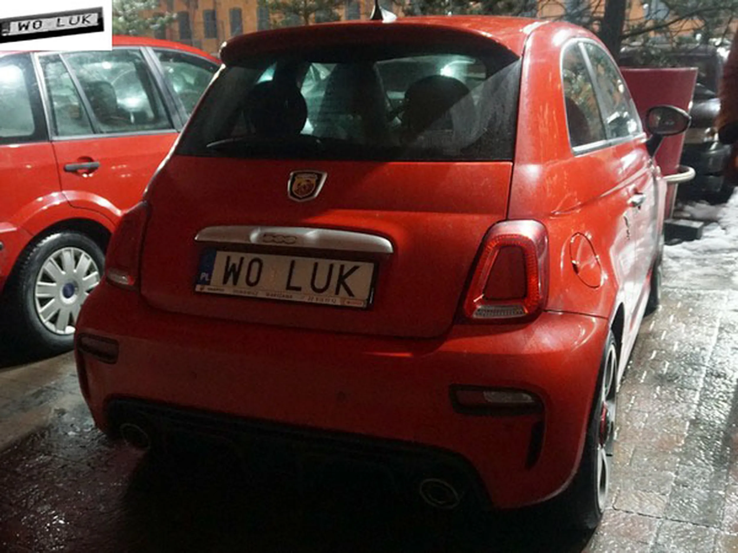 Fajny numer, blacha W0 LUK