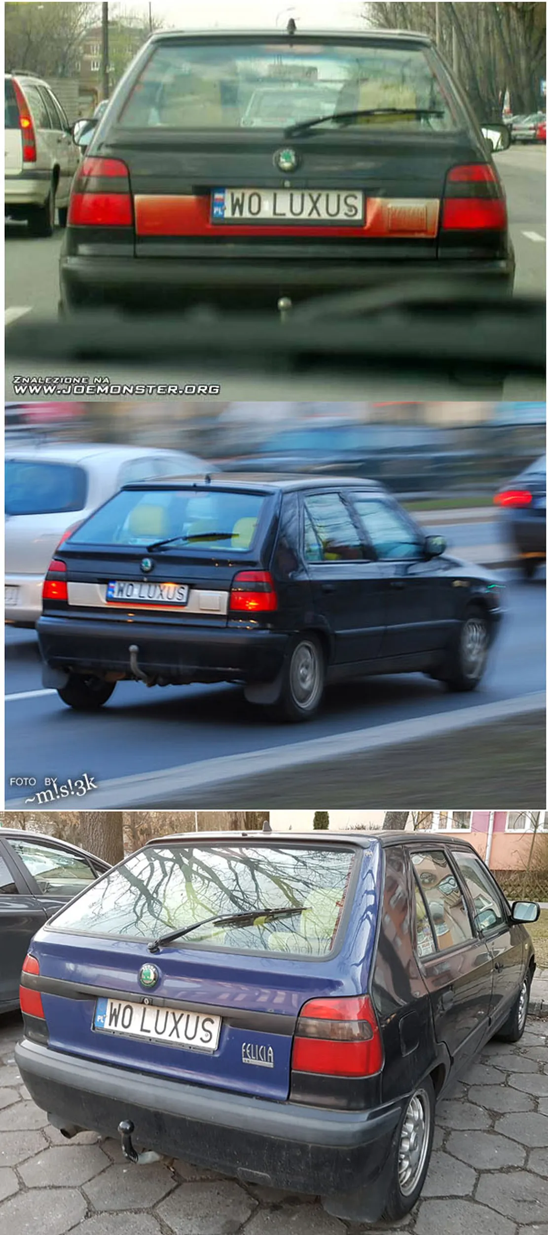 Fajny numer, blacha W0 LUXUS