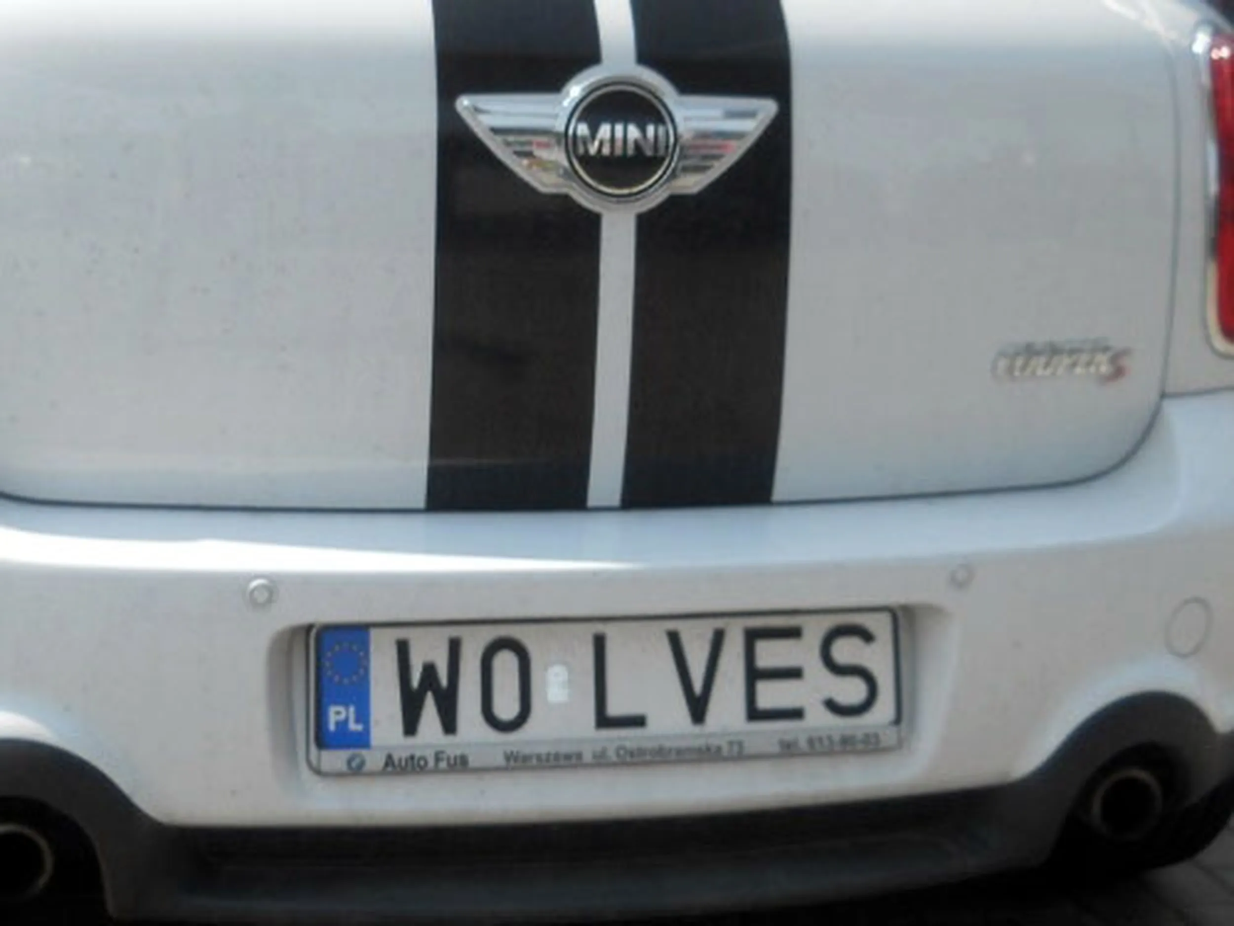 Fajny numer, blacha W0 LVES