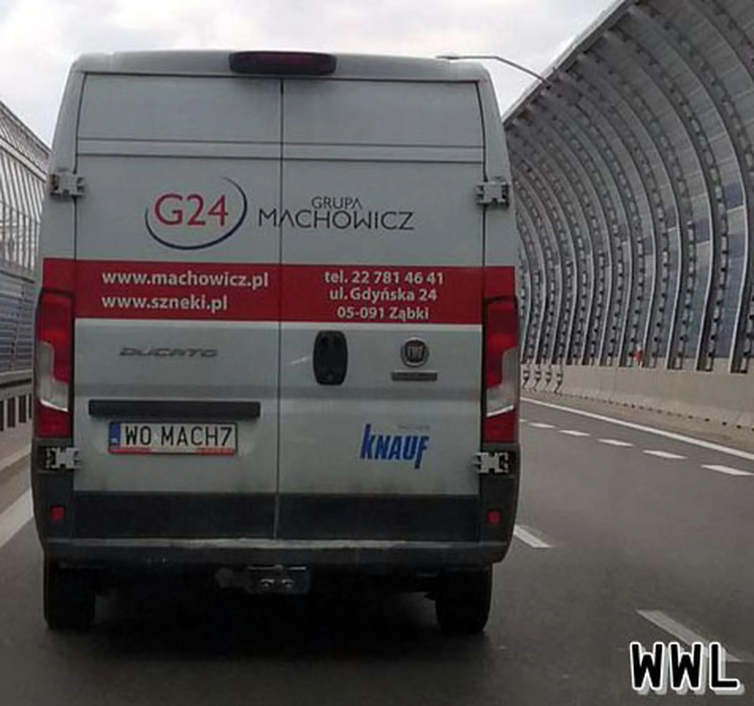 Fajny numer, blacha W0 MACH7