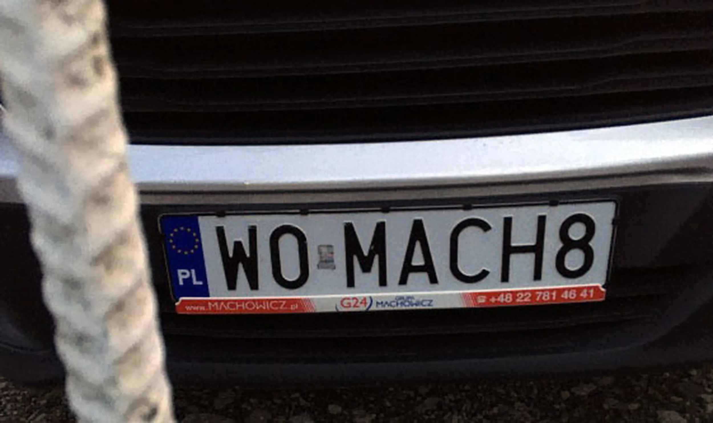 Fajny numer, blacha W0 MACH8