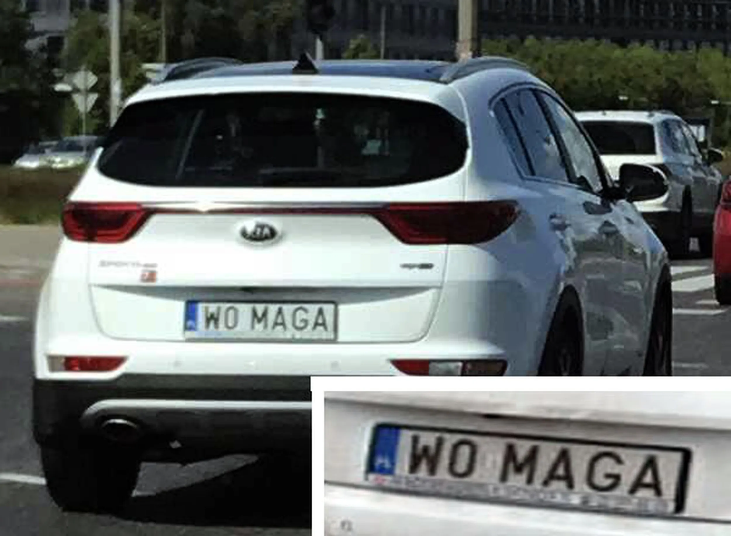 Fajny numer, blacha W0 MAGA