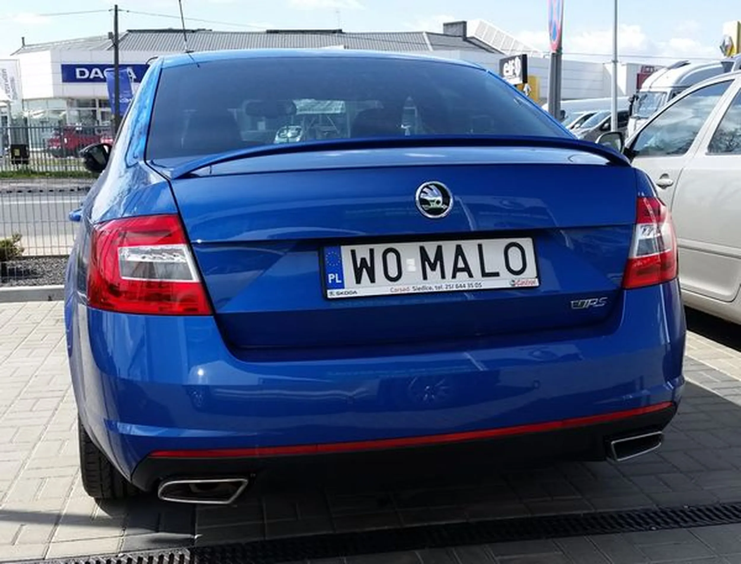 Fajny numer, blacha W0 MALO