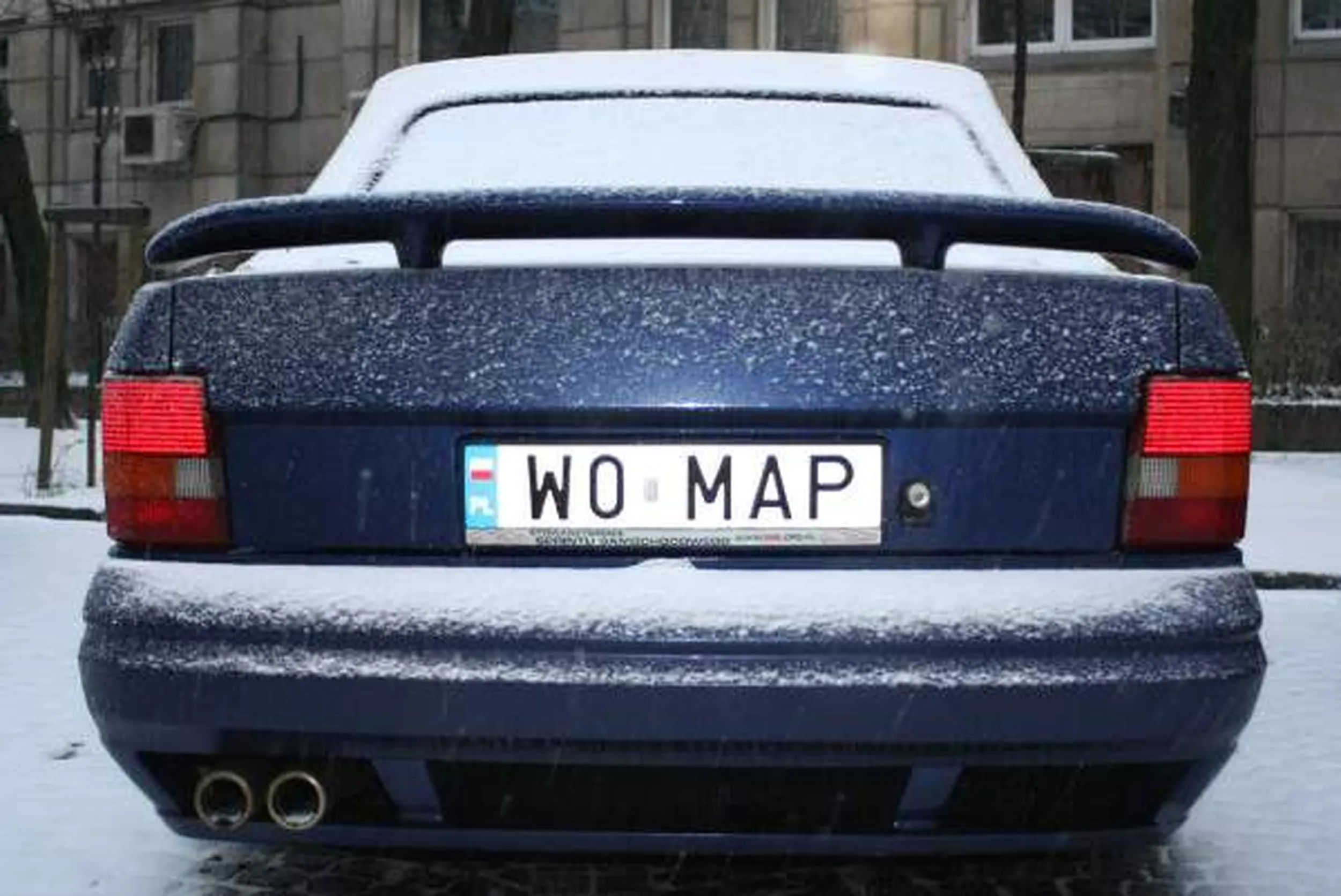 Fajny numer, blacha W0 MAP