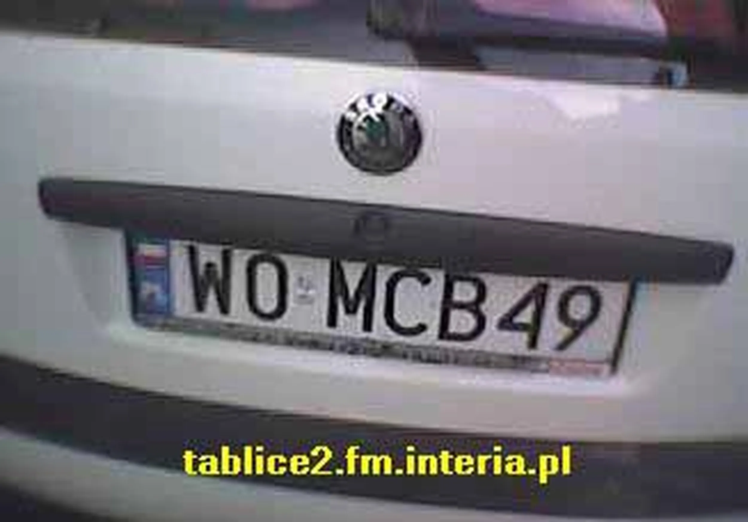 Fajny numer, blacha W0 MCB49