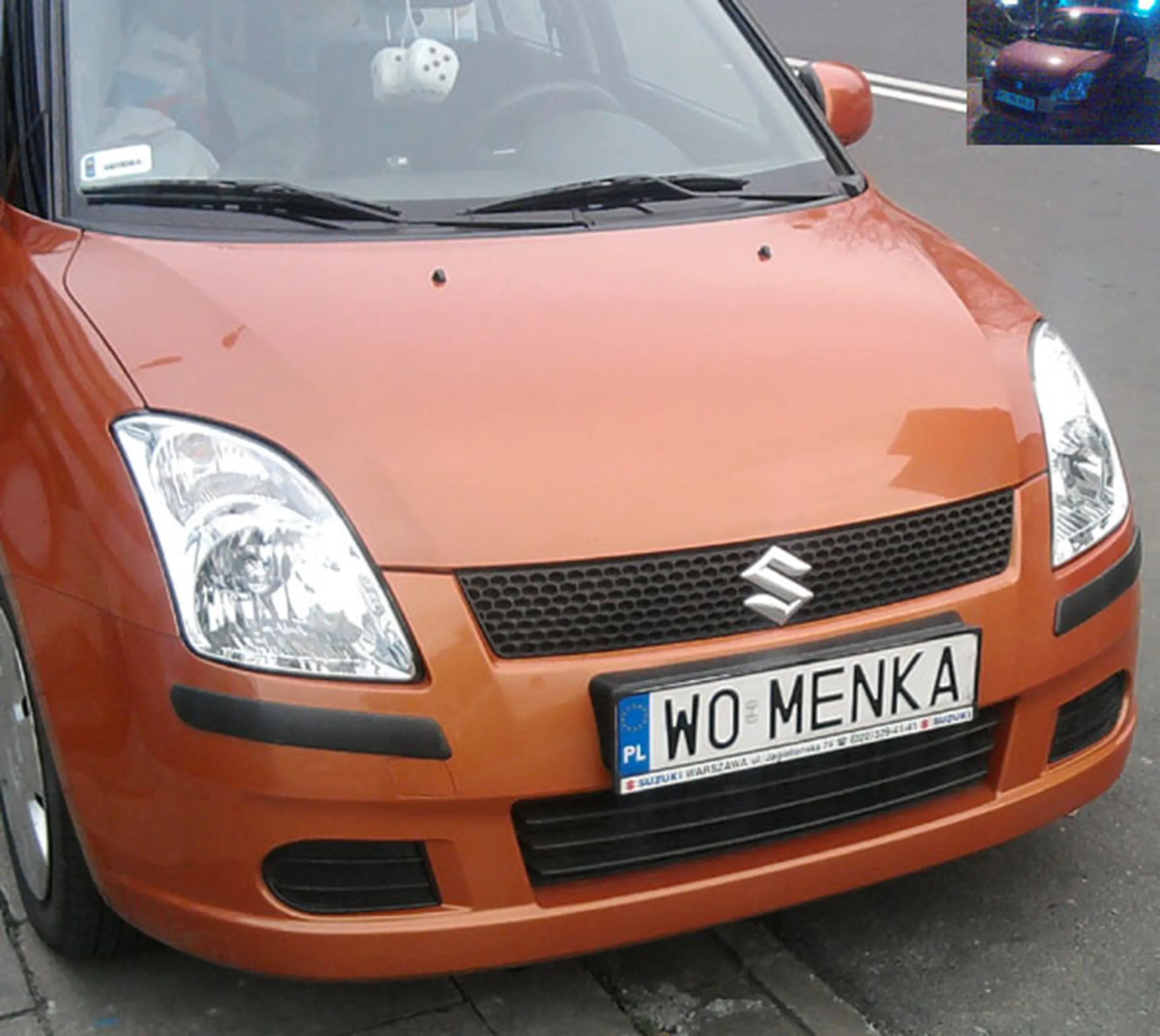 Fajny numer, blacha W0 MENKA