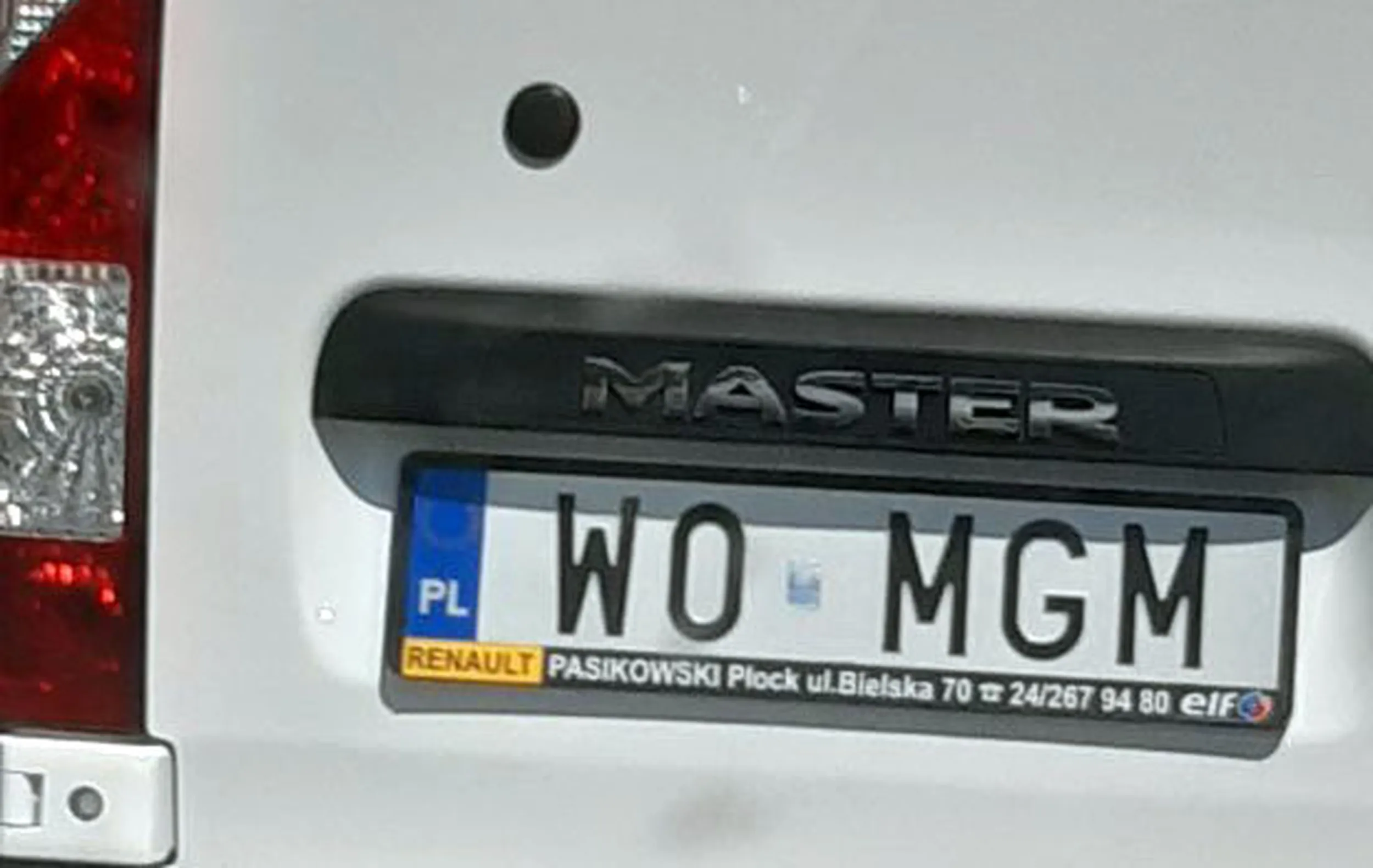 Fajny numer, blacha W0 MGM