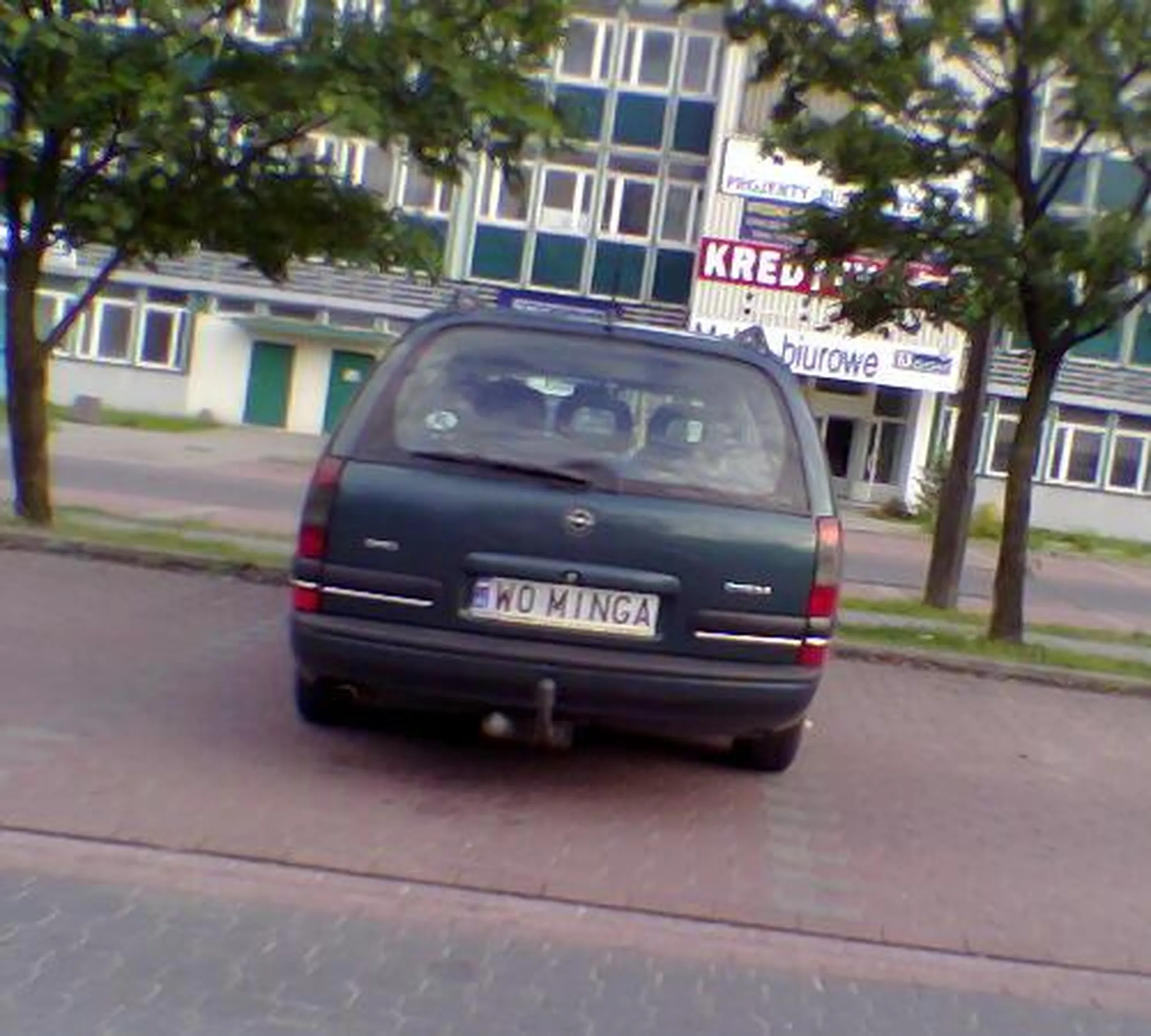 Fajny numer, blacha W0 MINGA