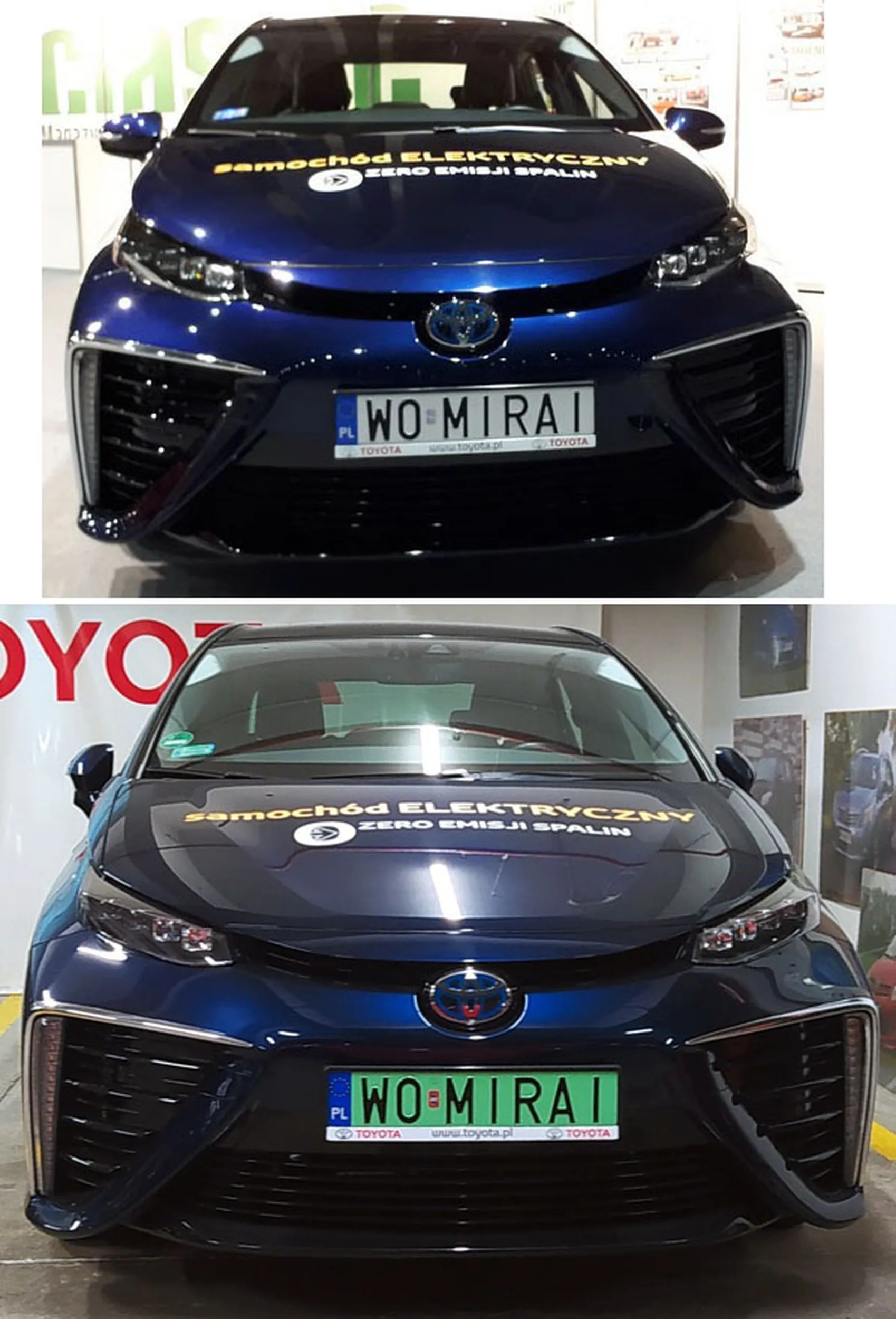 Fajny numer, blacha W0 MIRAI