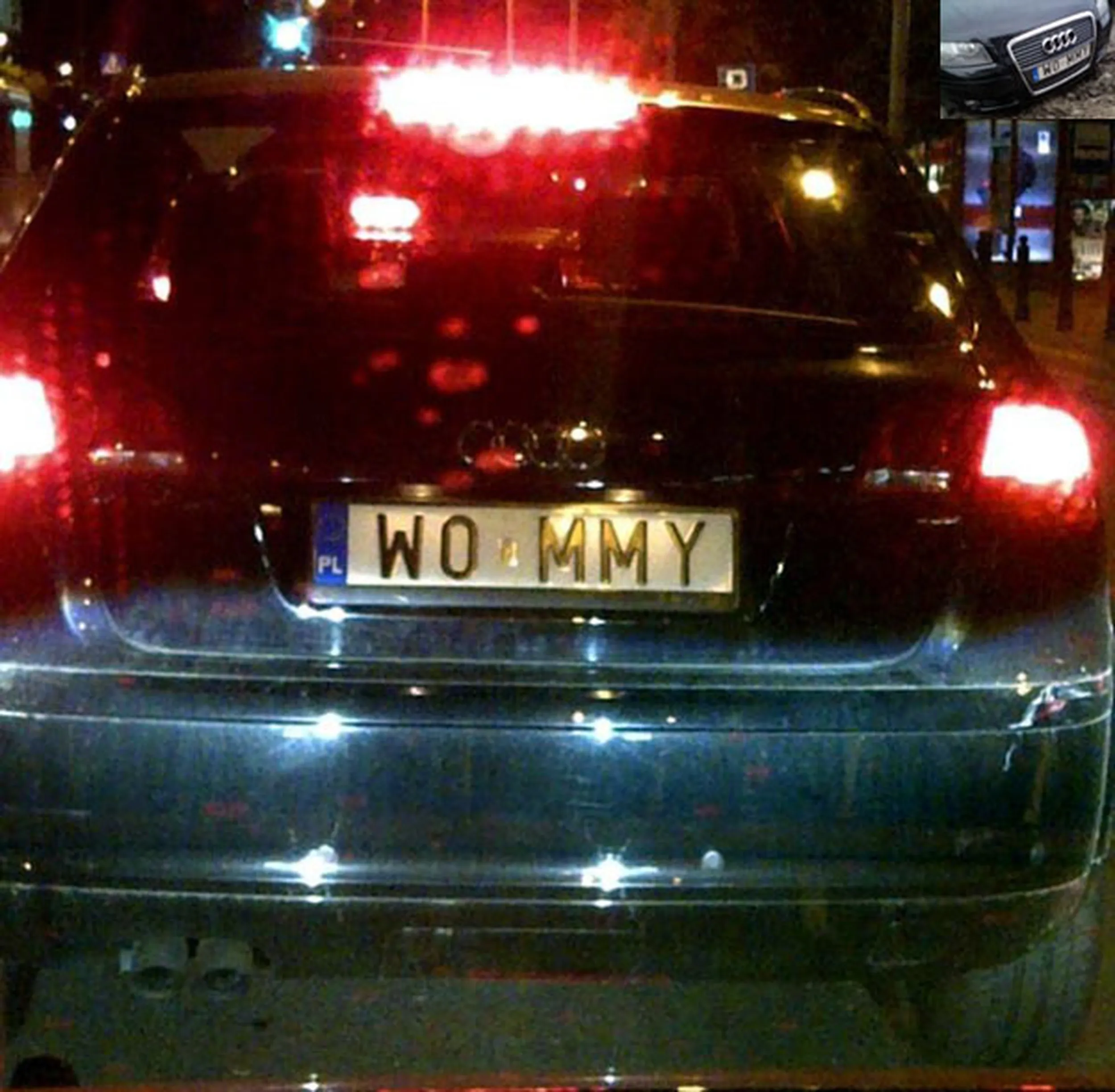 Fajny numer, blacha W0 MMY