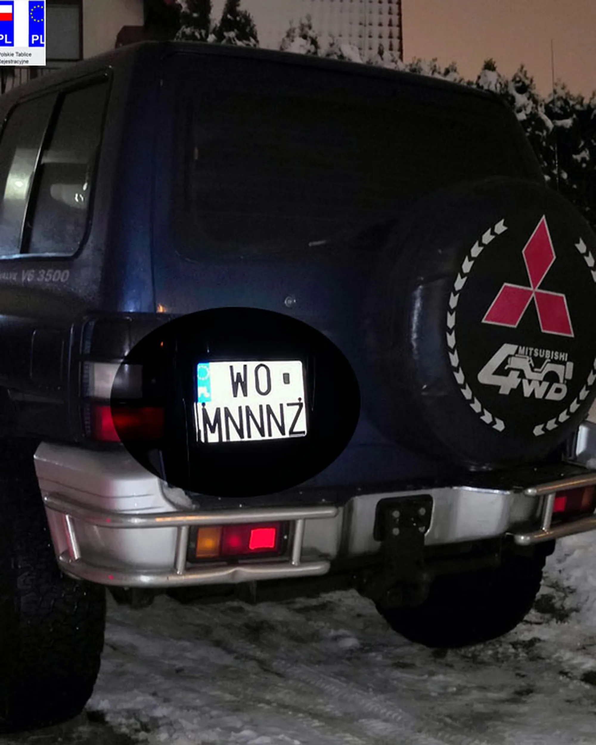 Fajny numer, blacha W0 MNNNZ