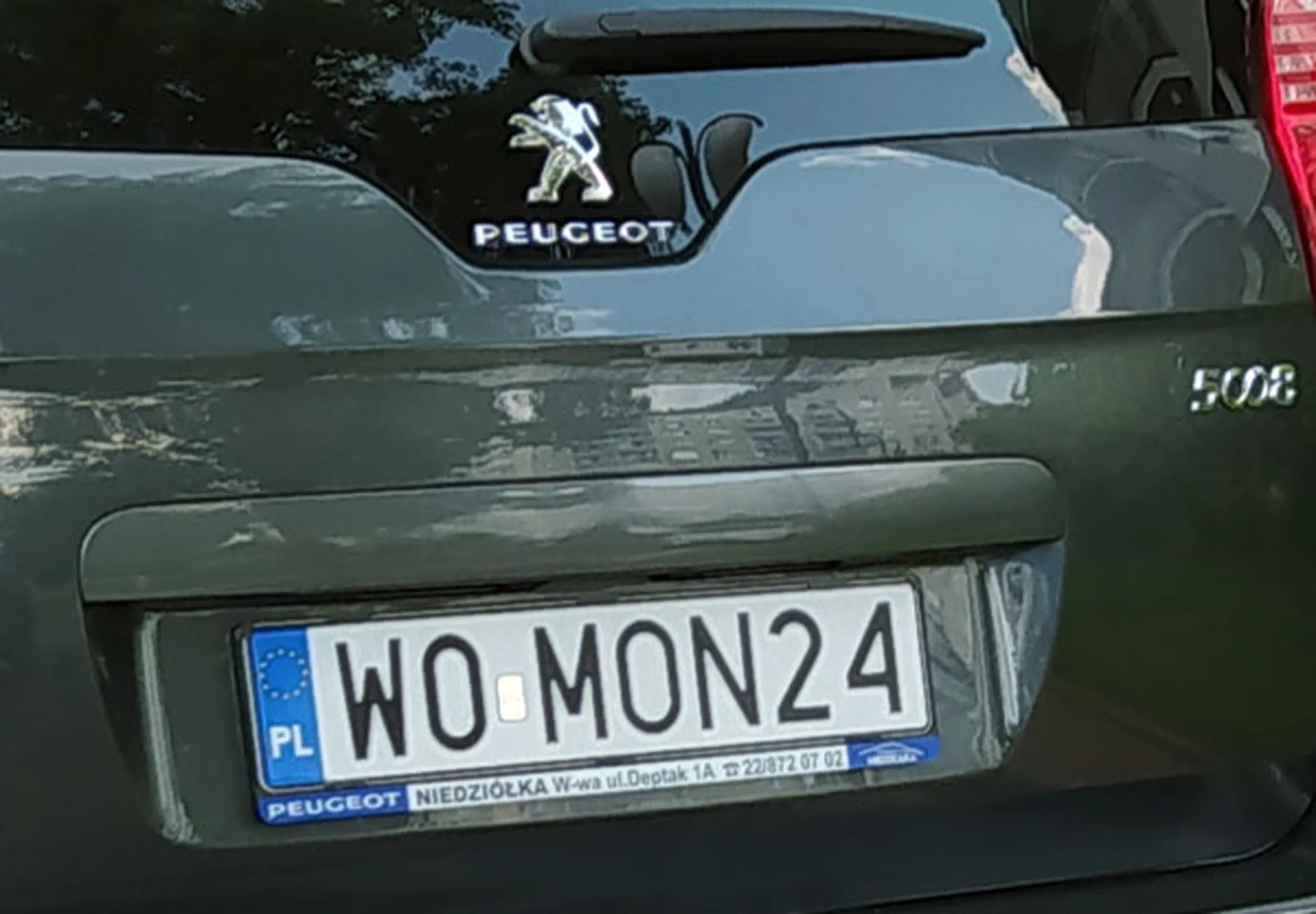 Fajny numer, blacha W0 MON24