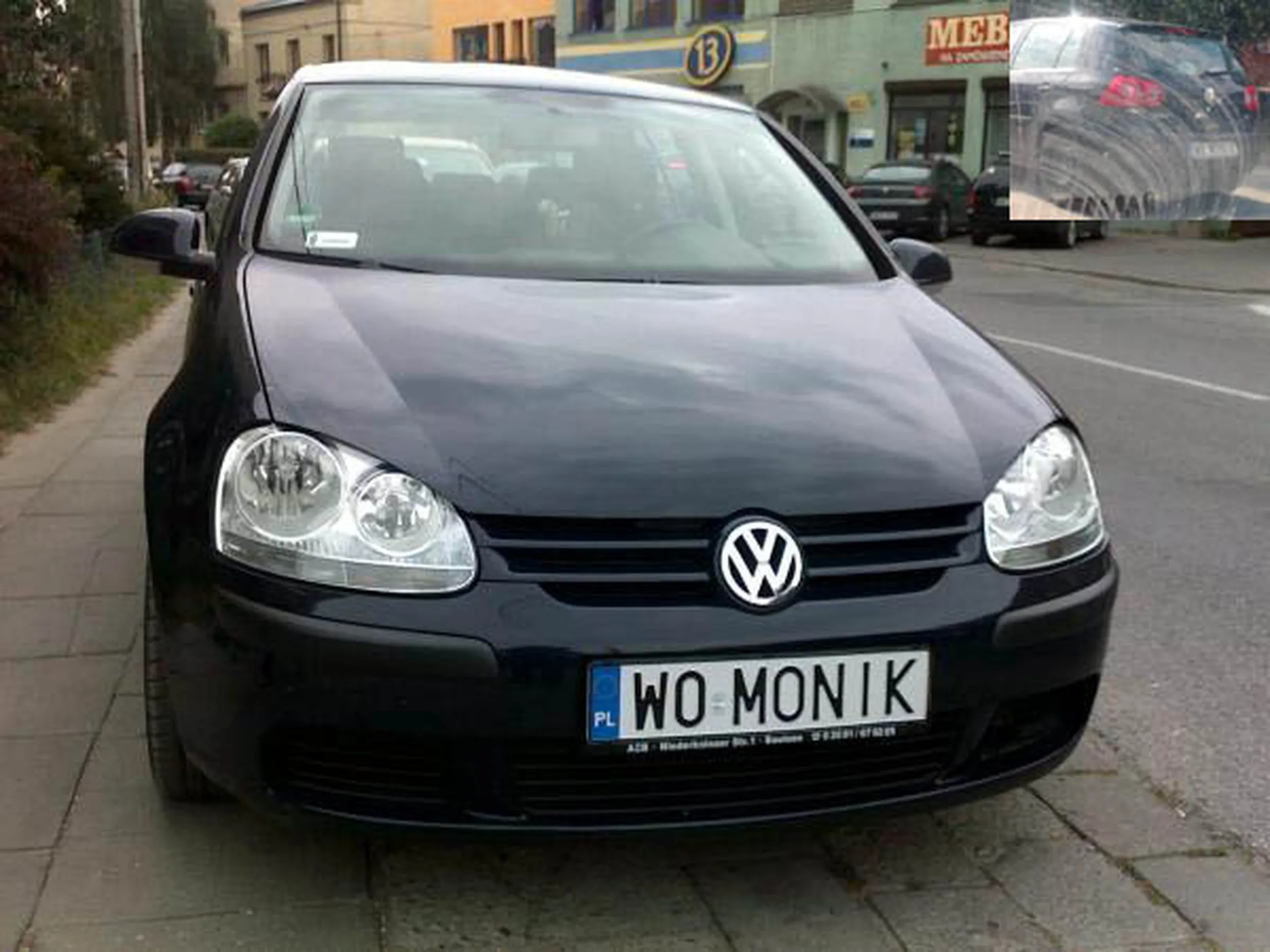 Fajny numer, blacha W0 MONIK