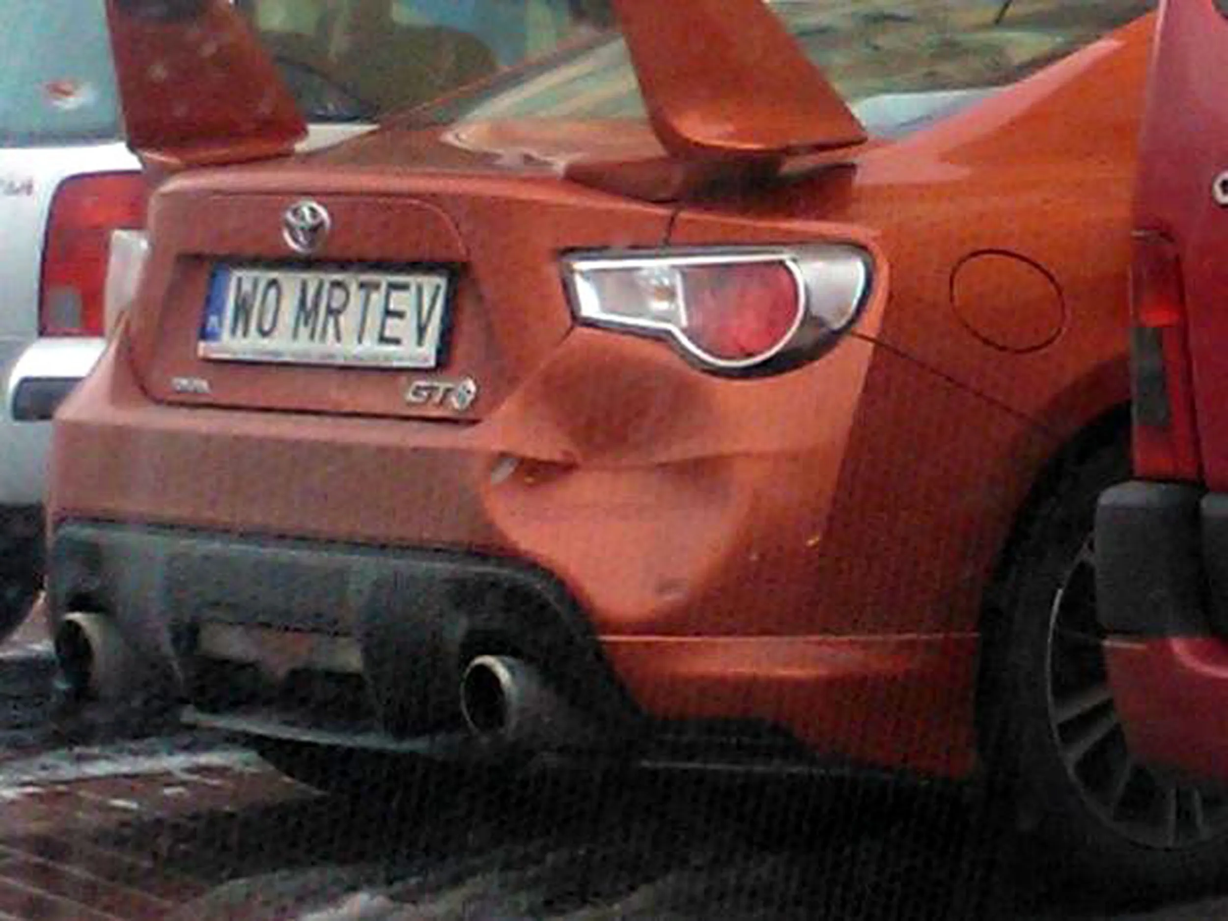 Fajny numer, blacha W0 MRTEV