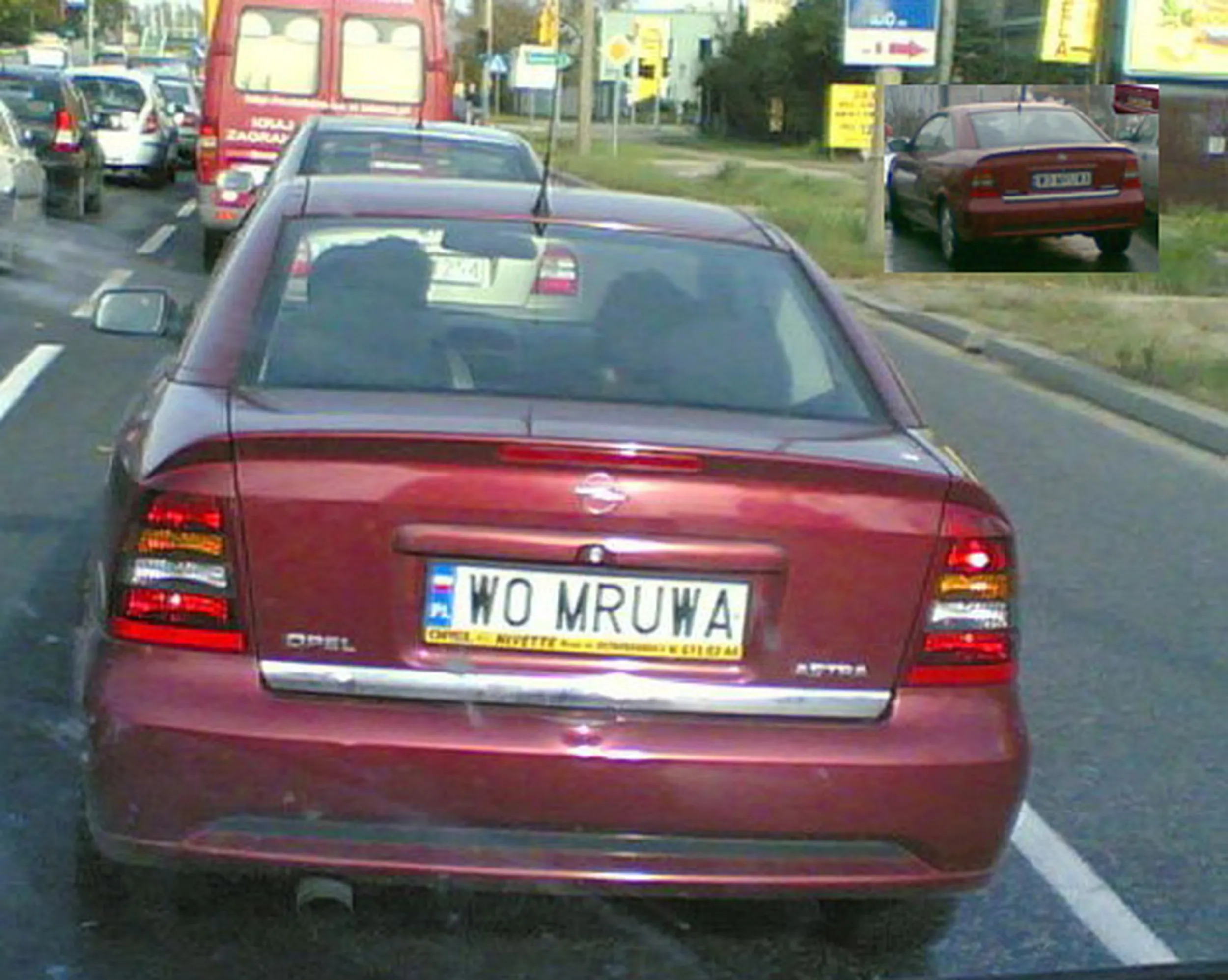 Fajny numer, blacha W0 MRUWA