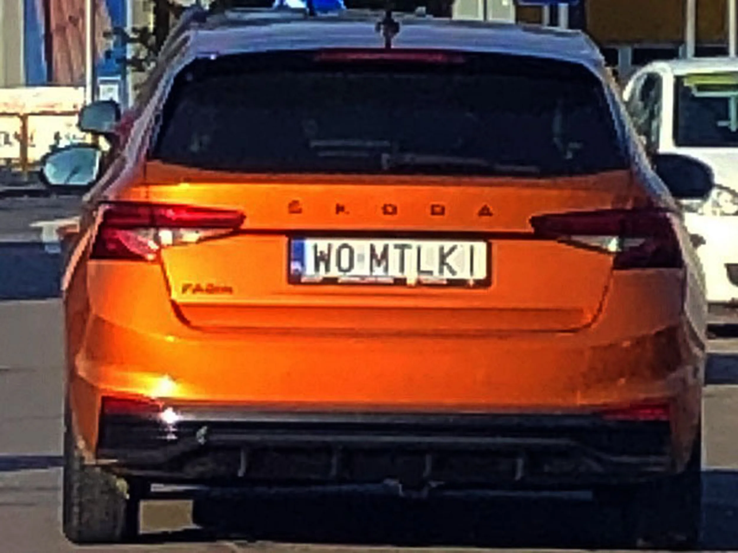 Fajny numer, blacha W0 MTLKI