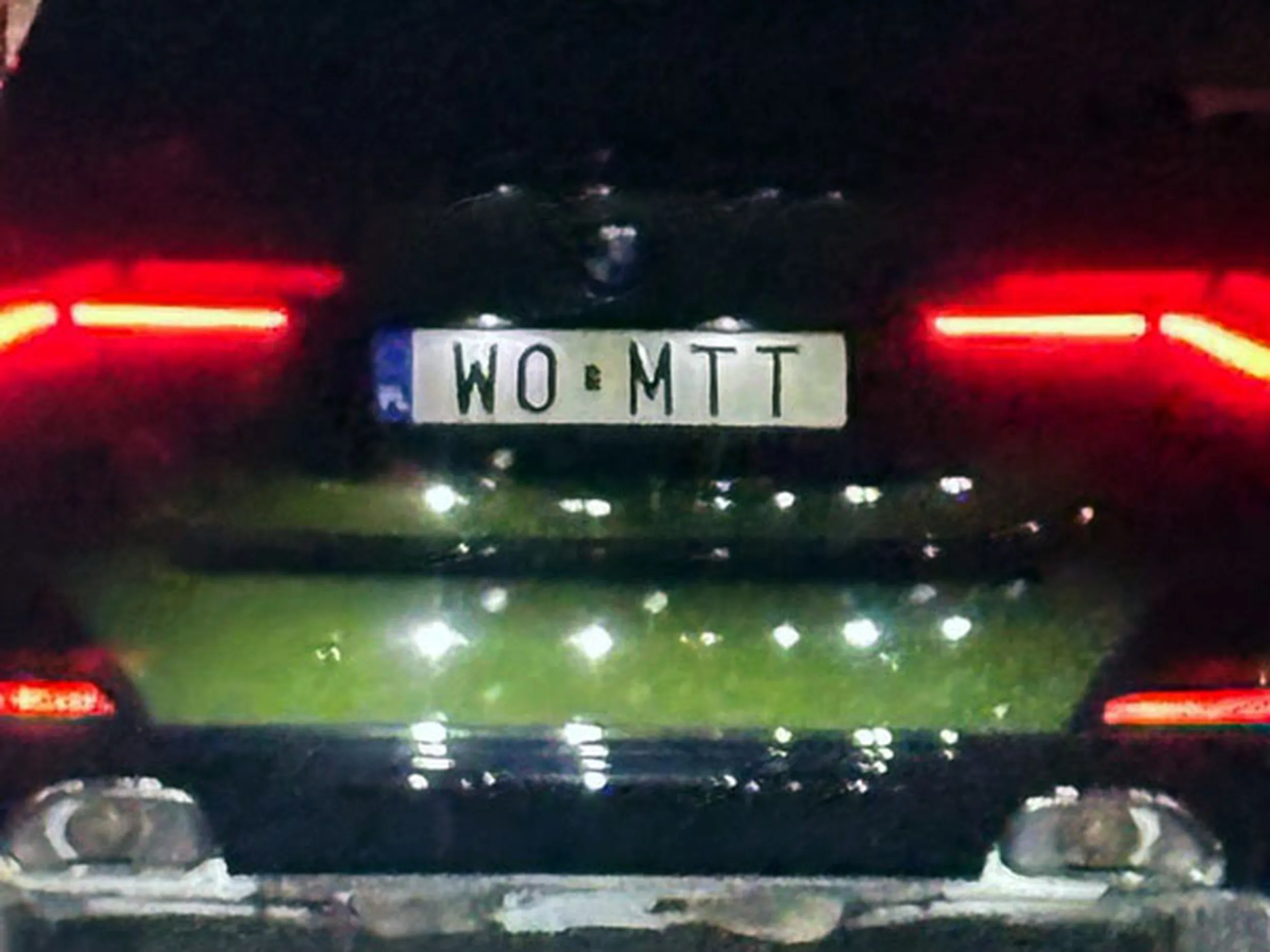 Fajny numer, blacha W0 MTT