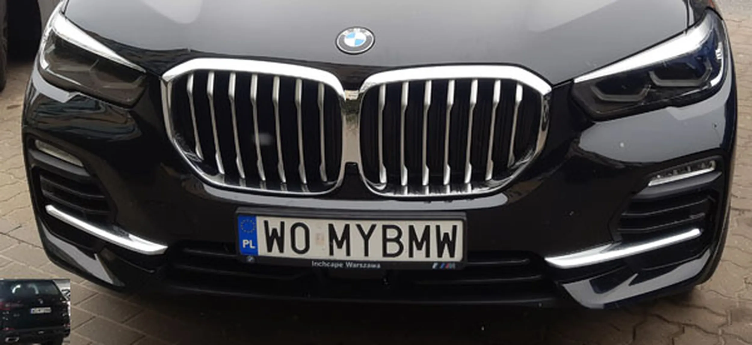 Fajny numer, blacha W0 MYBMW