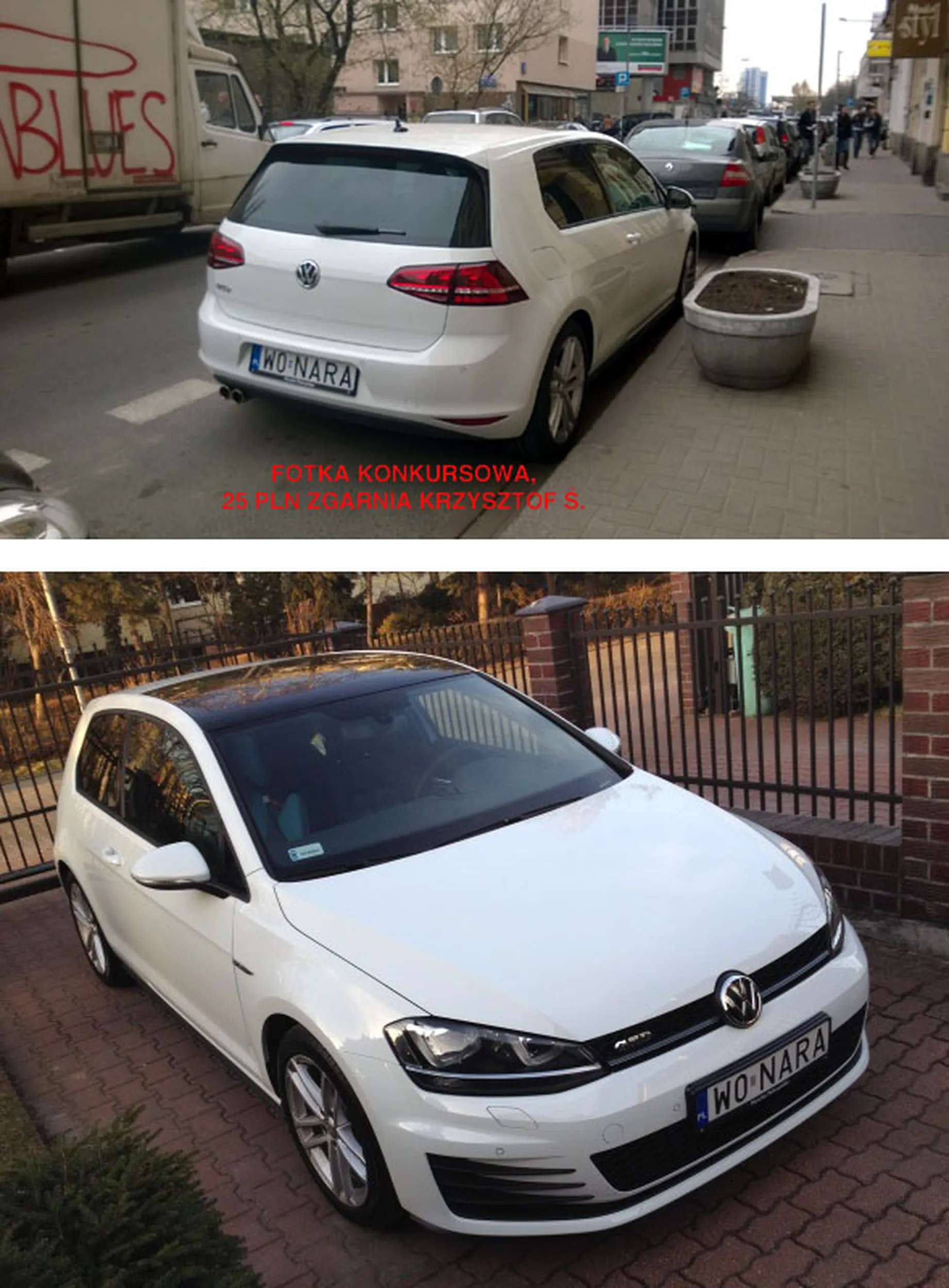 Fajny numer, blacha W0 NARA