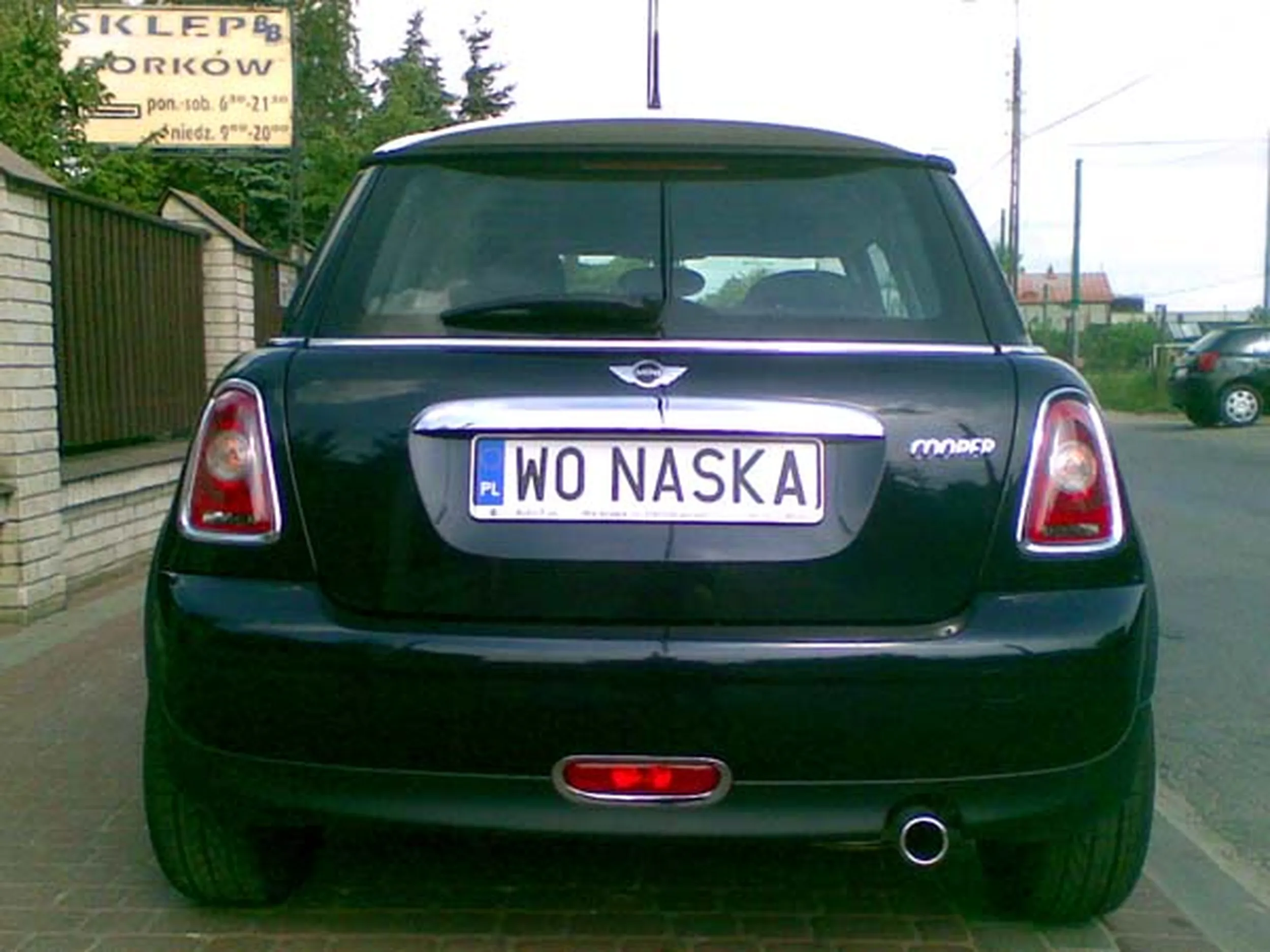 Fajny numer, blacha W0 NASKA