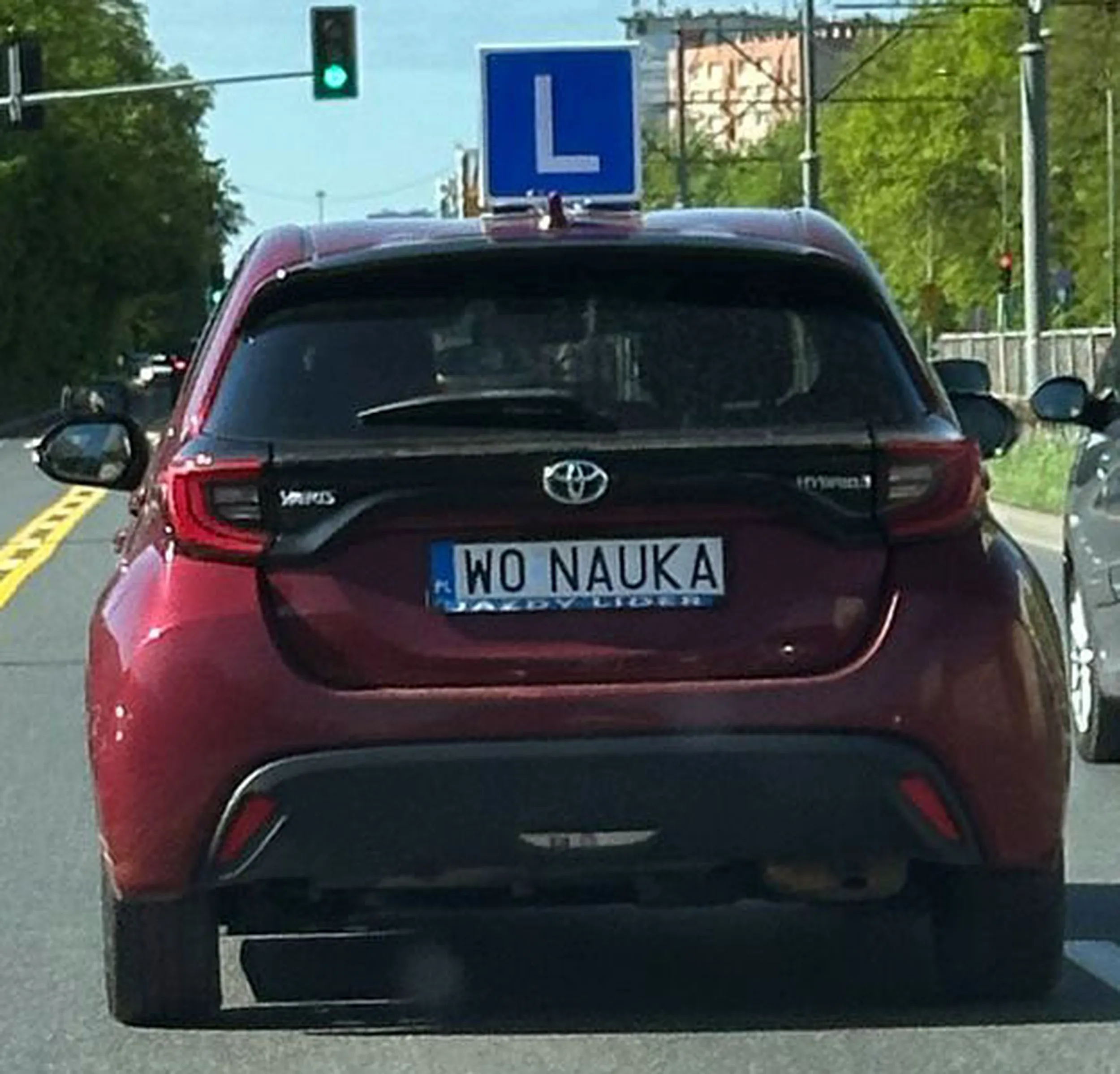 Fajny numer, blacha W0 NAUKA