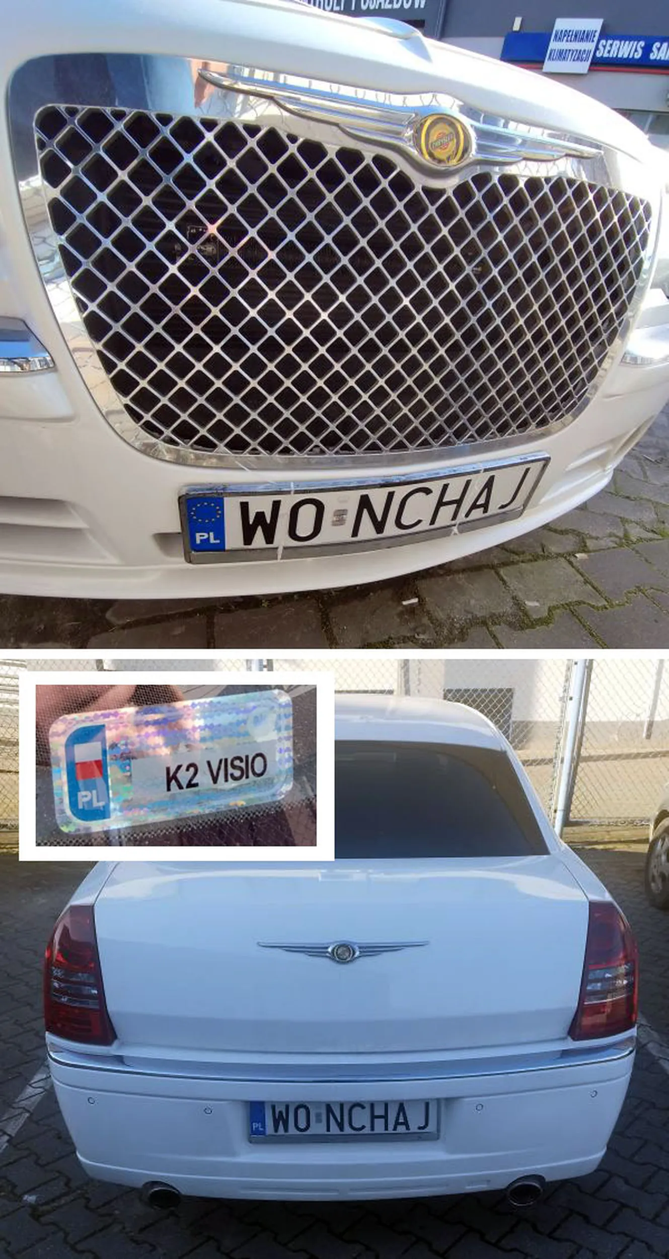 Fajny numer, blacha W0 NCHAJ