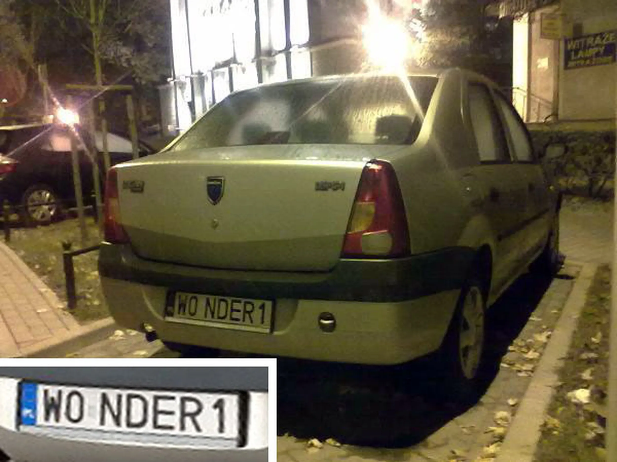 Fajny numer, blacha W0 NDER1