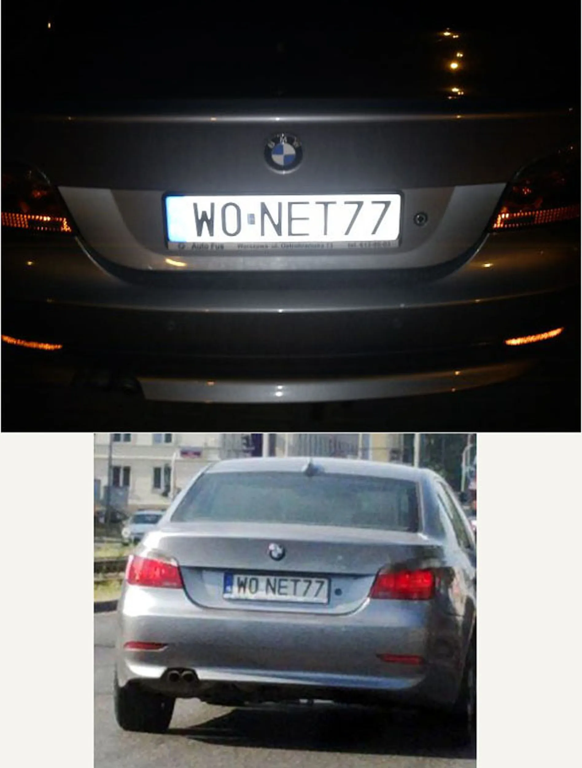 Fajny numer, blacha W0 NET77