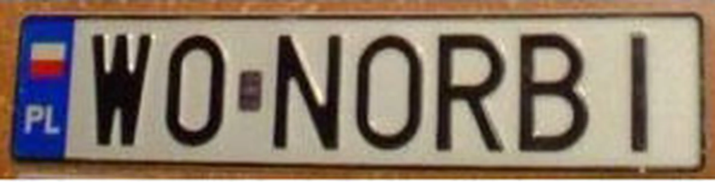 Fajny numer, blacha W0 NORBI