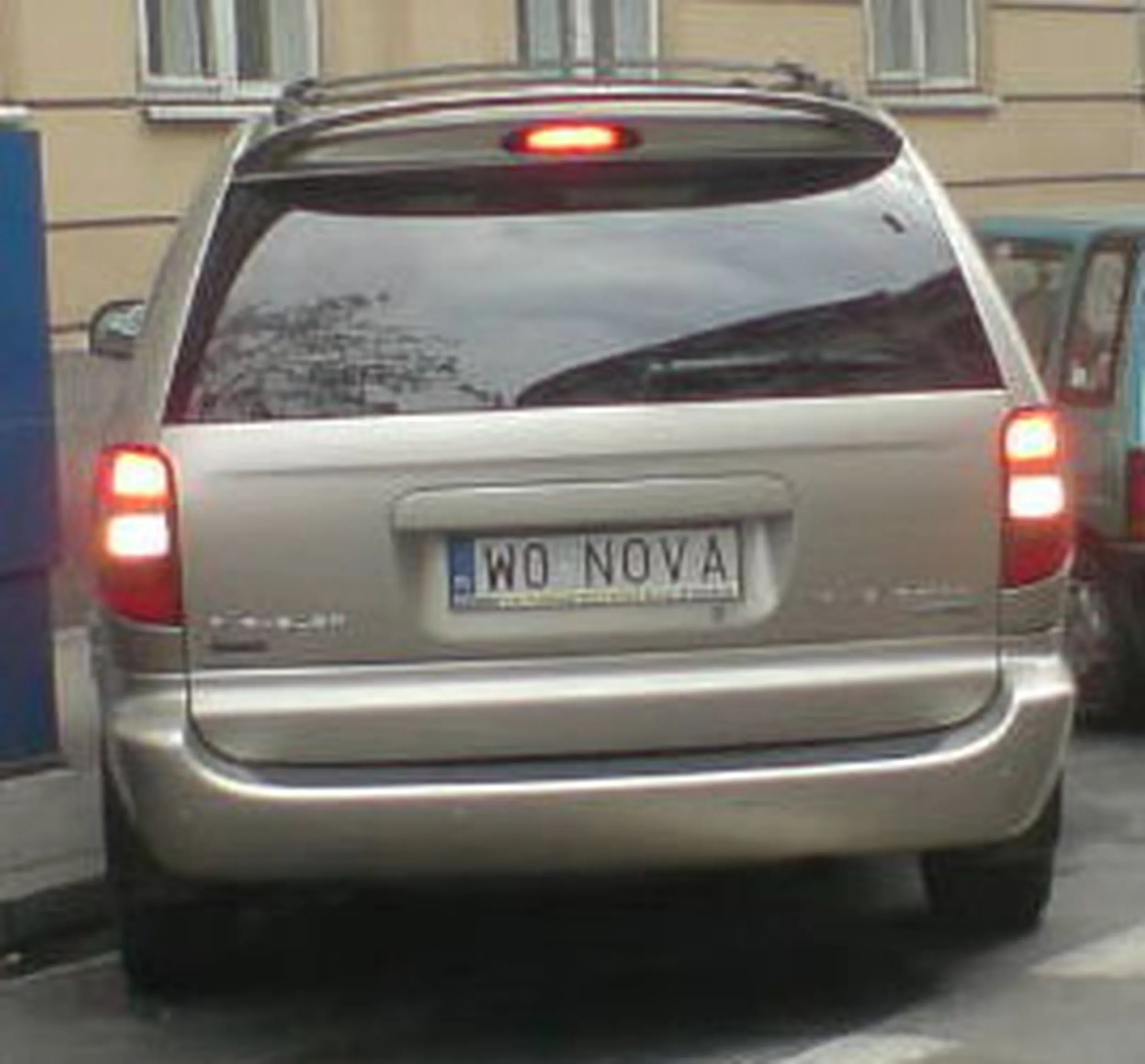 Fajny numer, blacha W0 NOVA