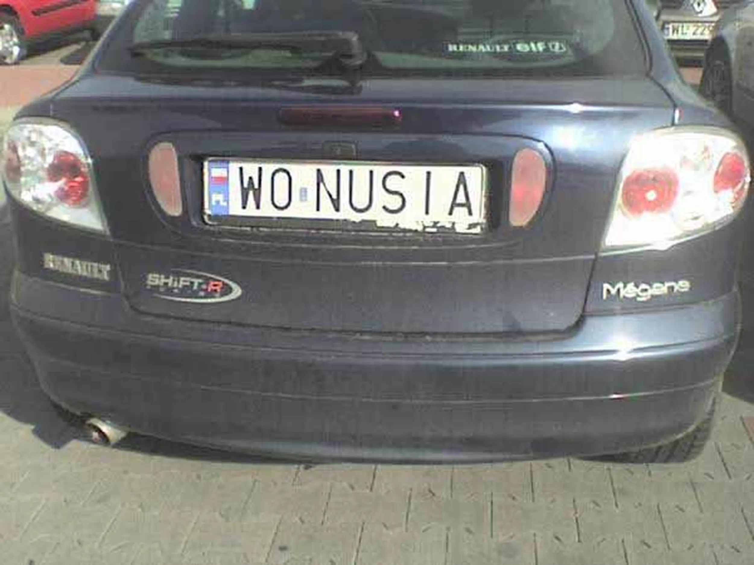 Fajny numer, blacha W0 NUSIA