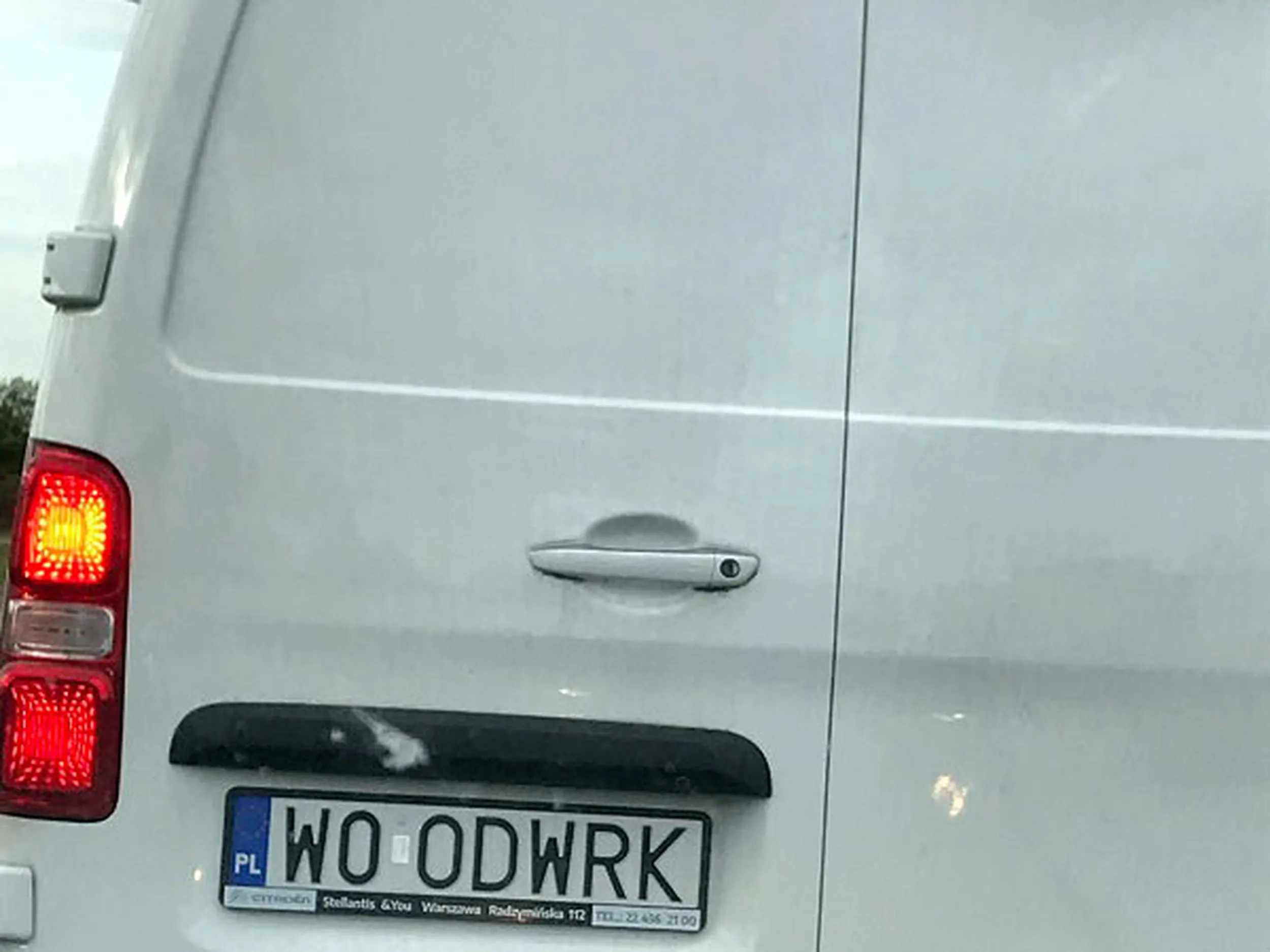 Fajny numer, blacha W0 ODWRK