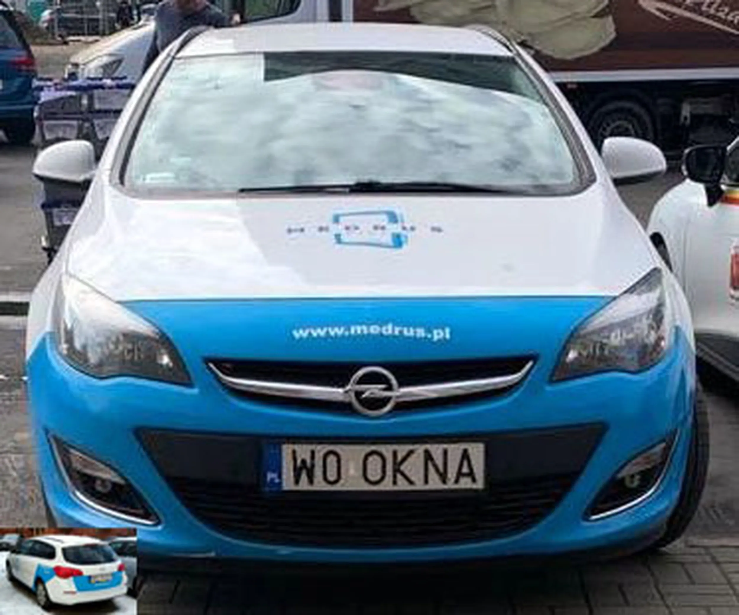 Fajny numer, blacha W0 OKNA