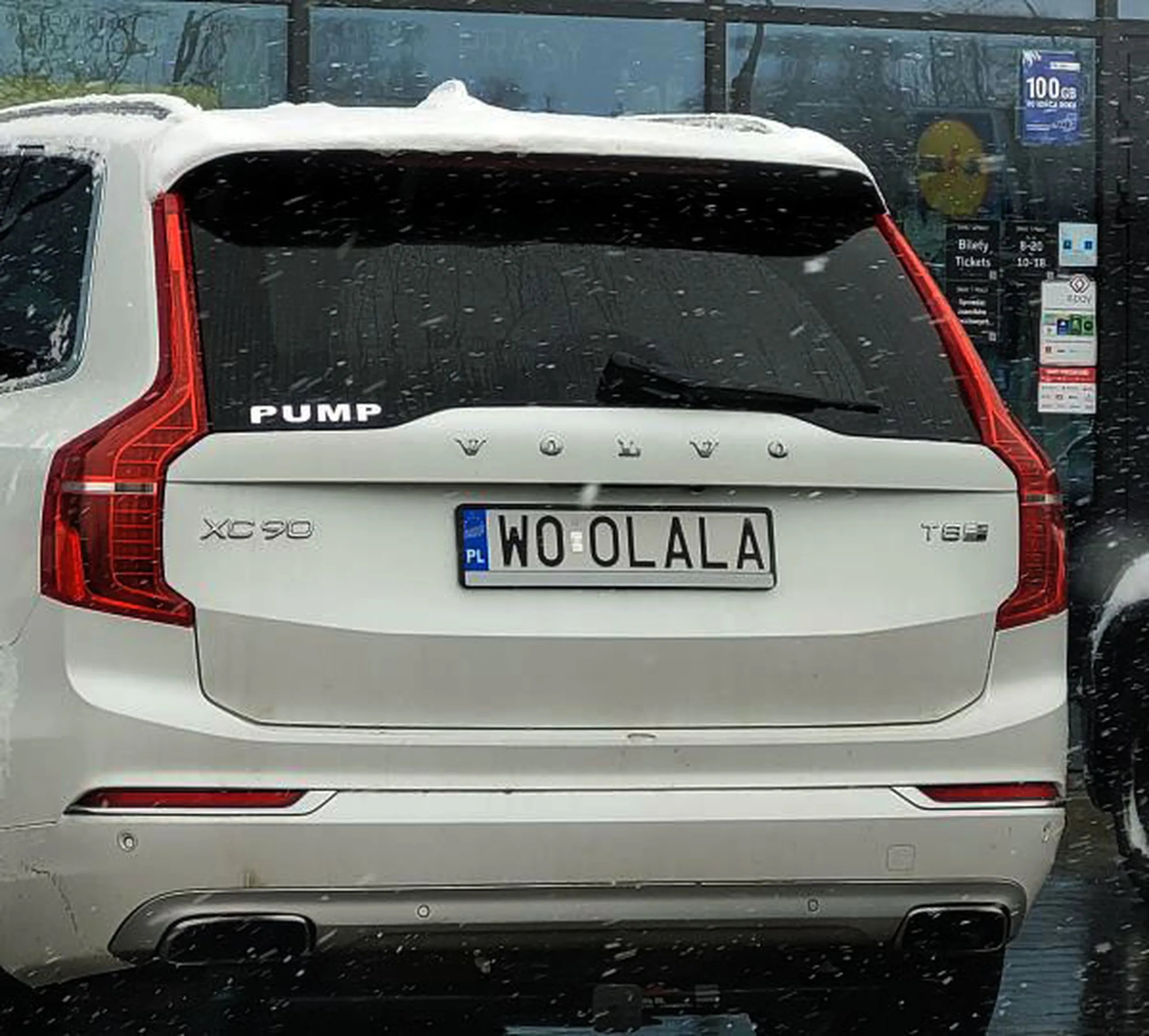 Fajny numer, blacha W0 OLALA