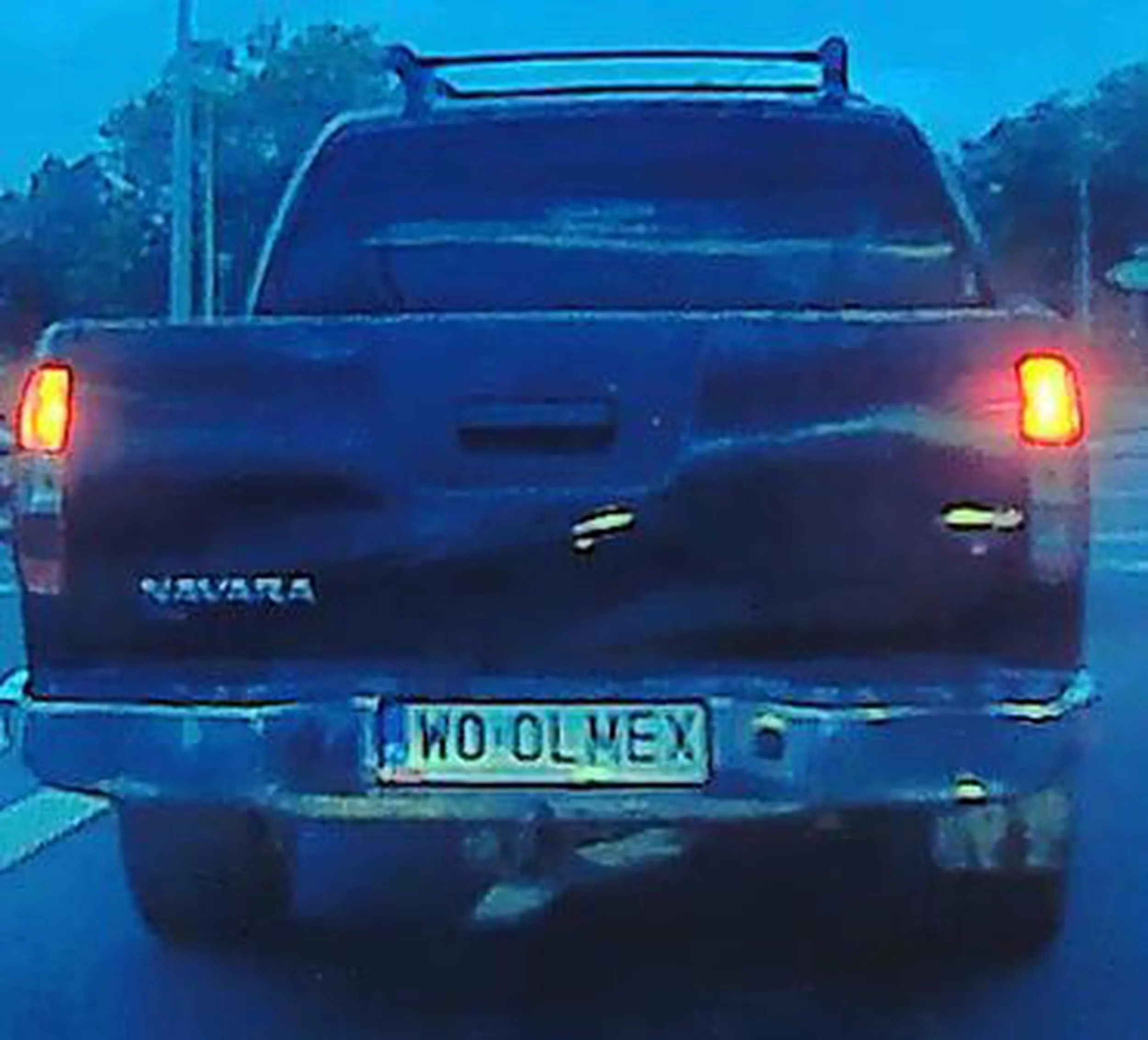 Fajny numer, blacha W0 OLMEX