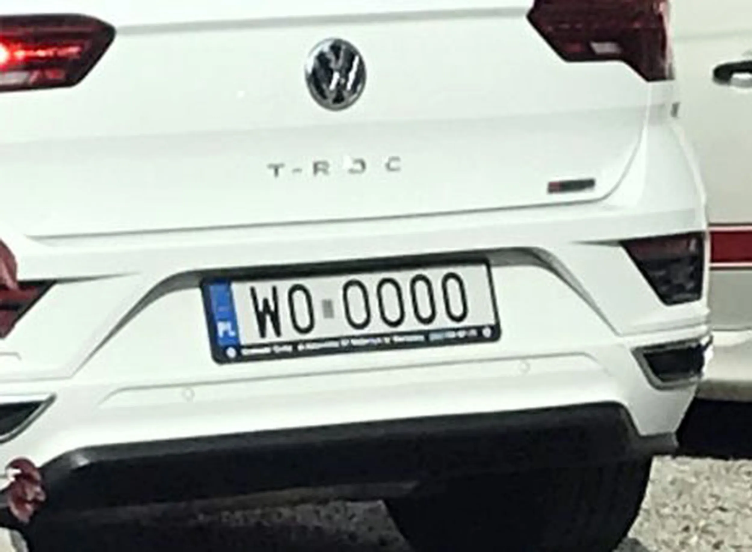 Fajny numer, blacha W0 OO00