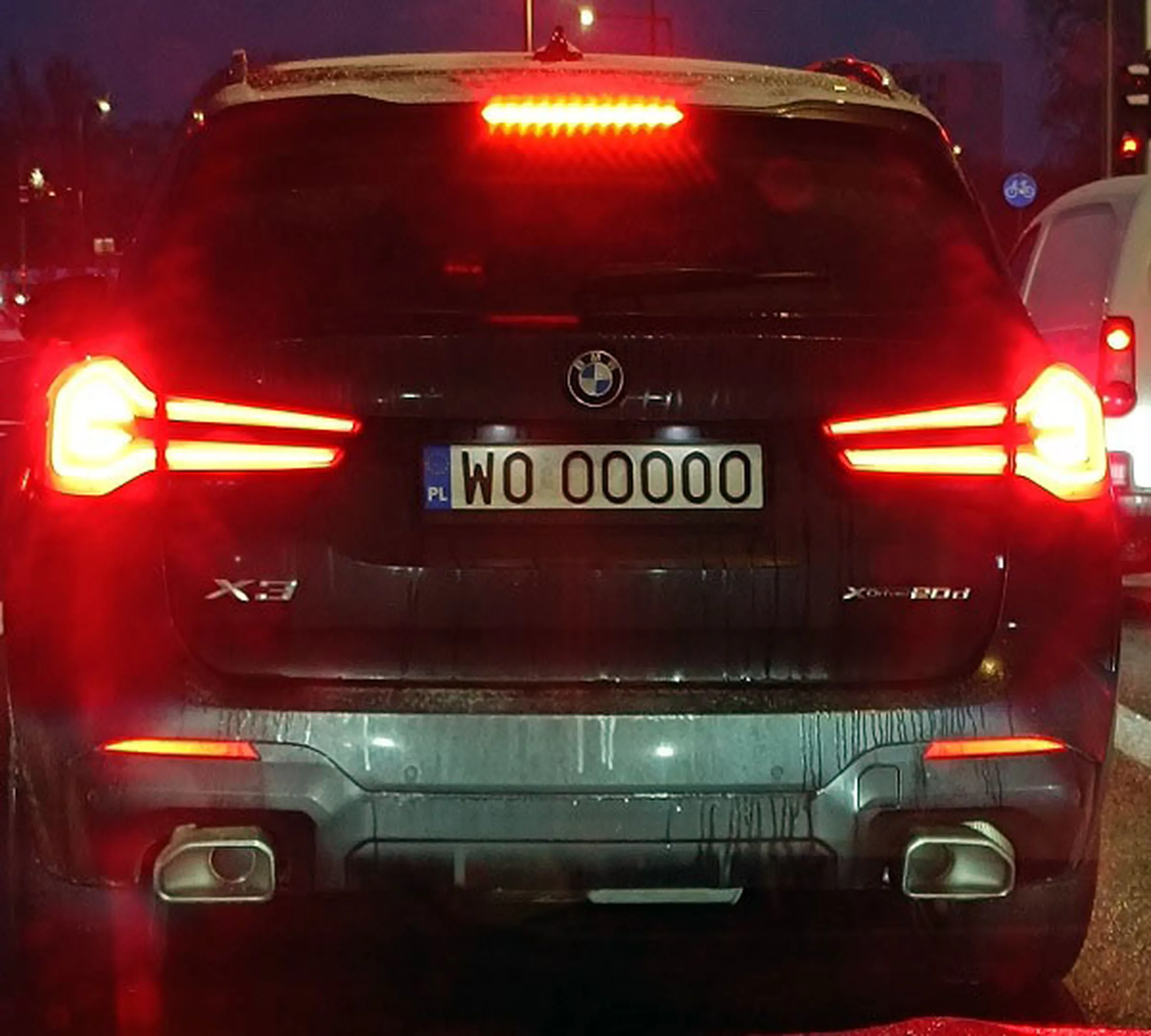 Fajny numer, blacha W0 OOO0O