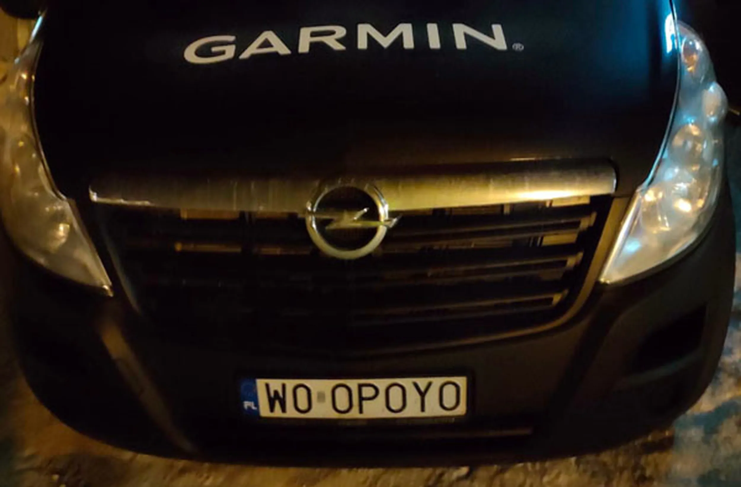 Fajny numer, blacha W0 OPOYO