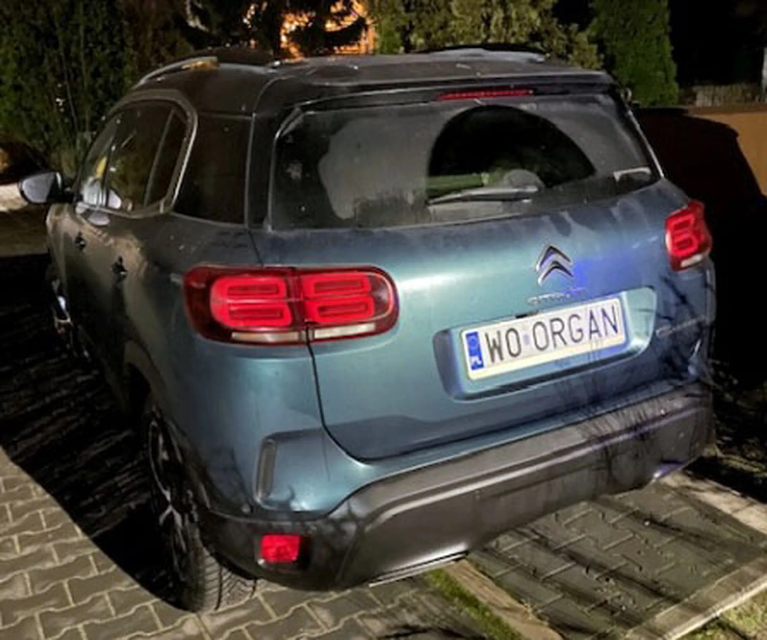 Fajny numer, blacha W0 ORGAN