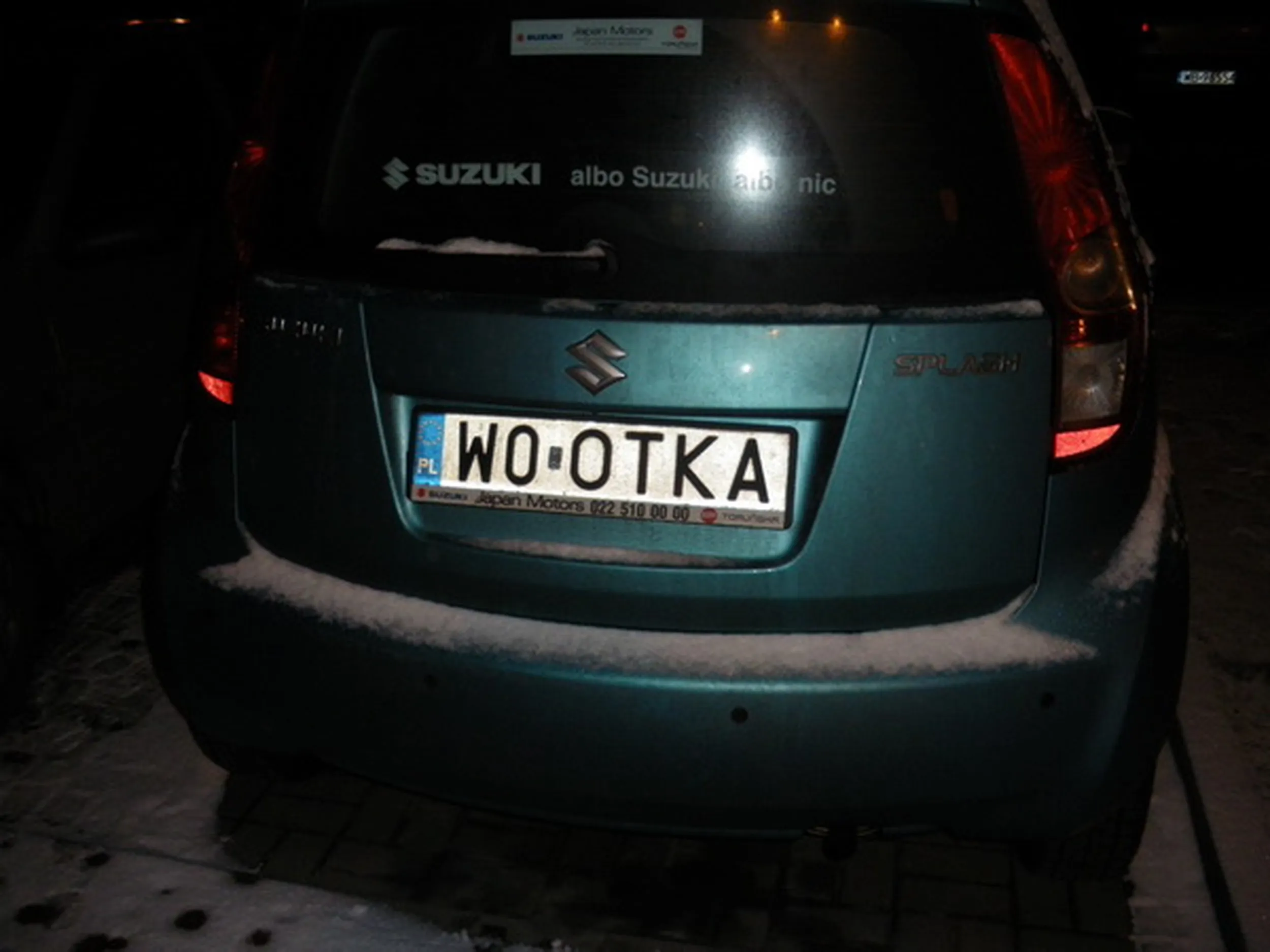 Fajny numer, blacha W0 OTKA